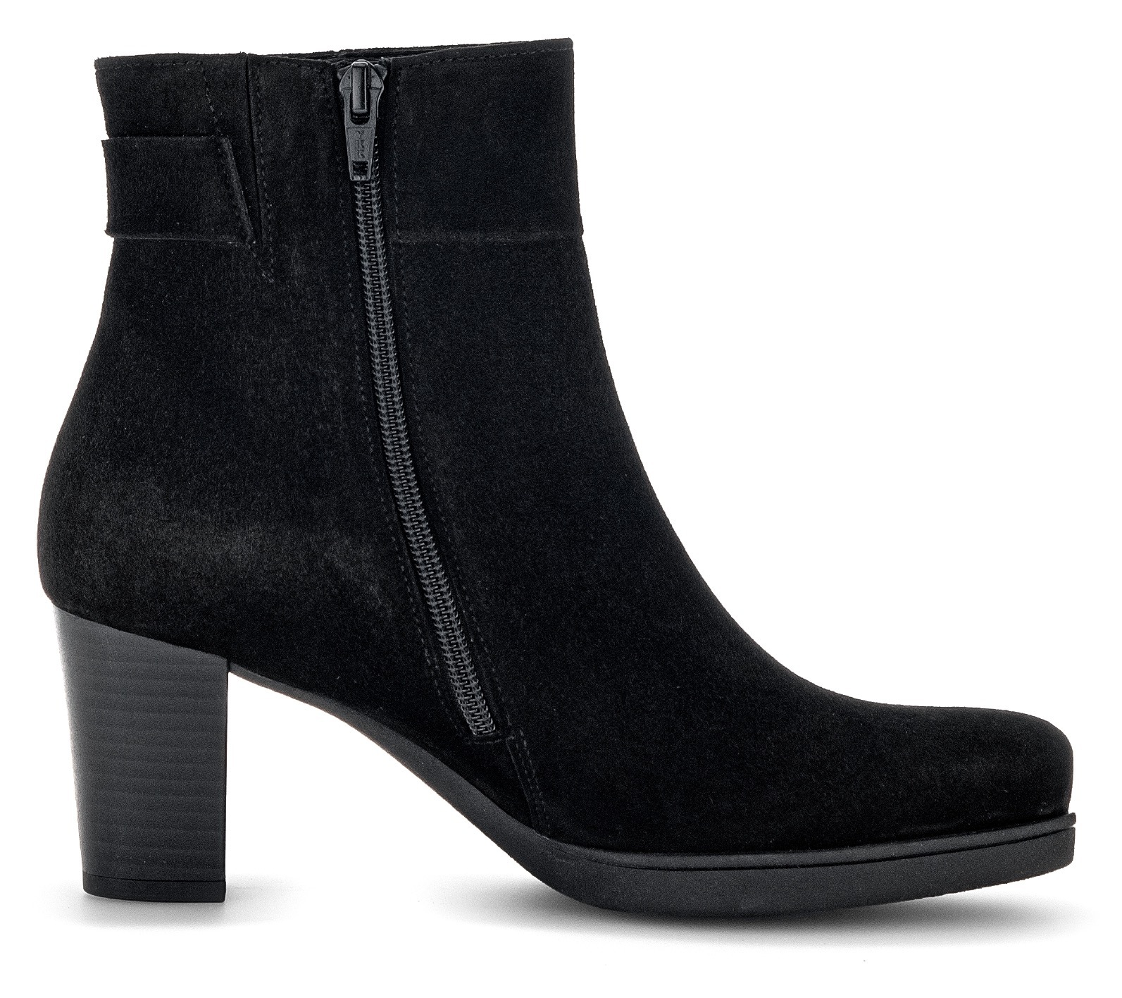 Gabor Stiefelette »Ancona«, Blockabsatz, Ankle Boots mit trendiger Schaftgestaltung