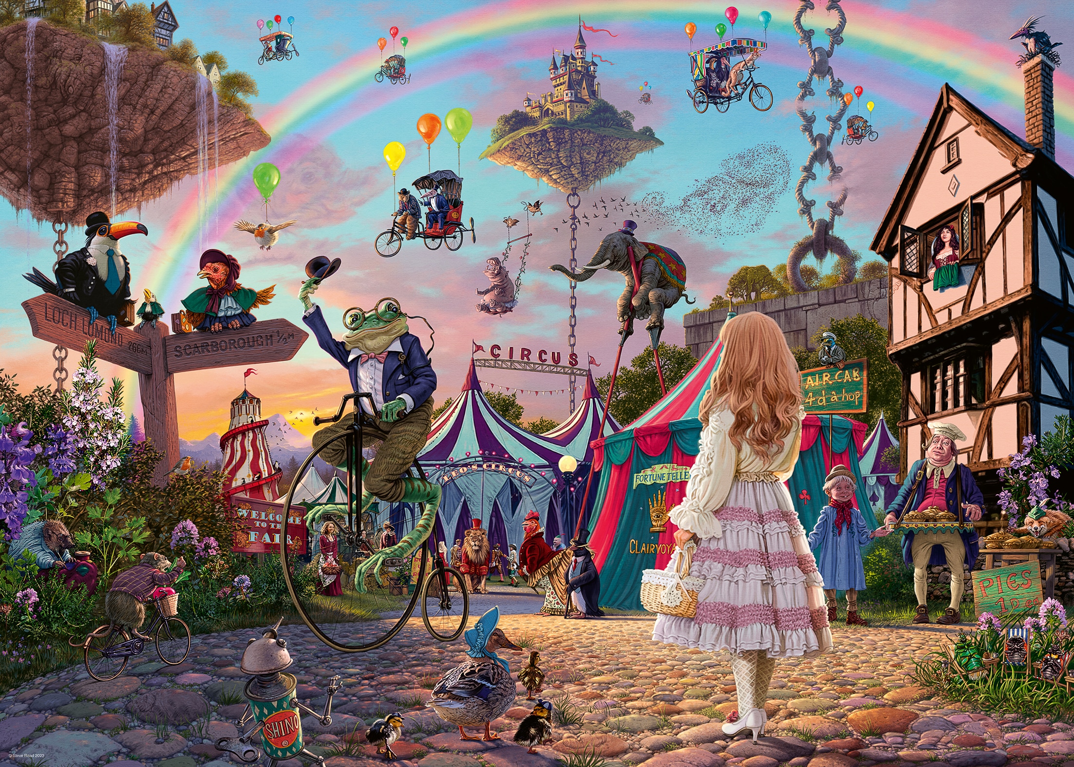 Ravensburger Puzzle »Look and find No 2, Verzauberter Zirkus«, Made in Germany