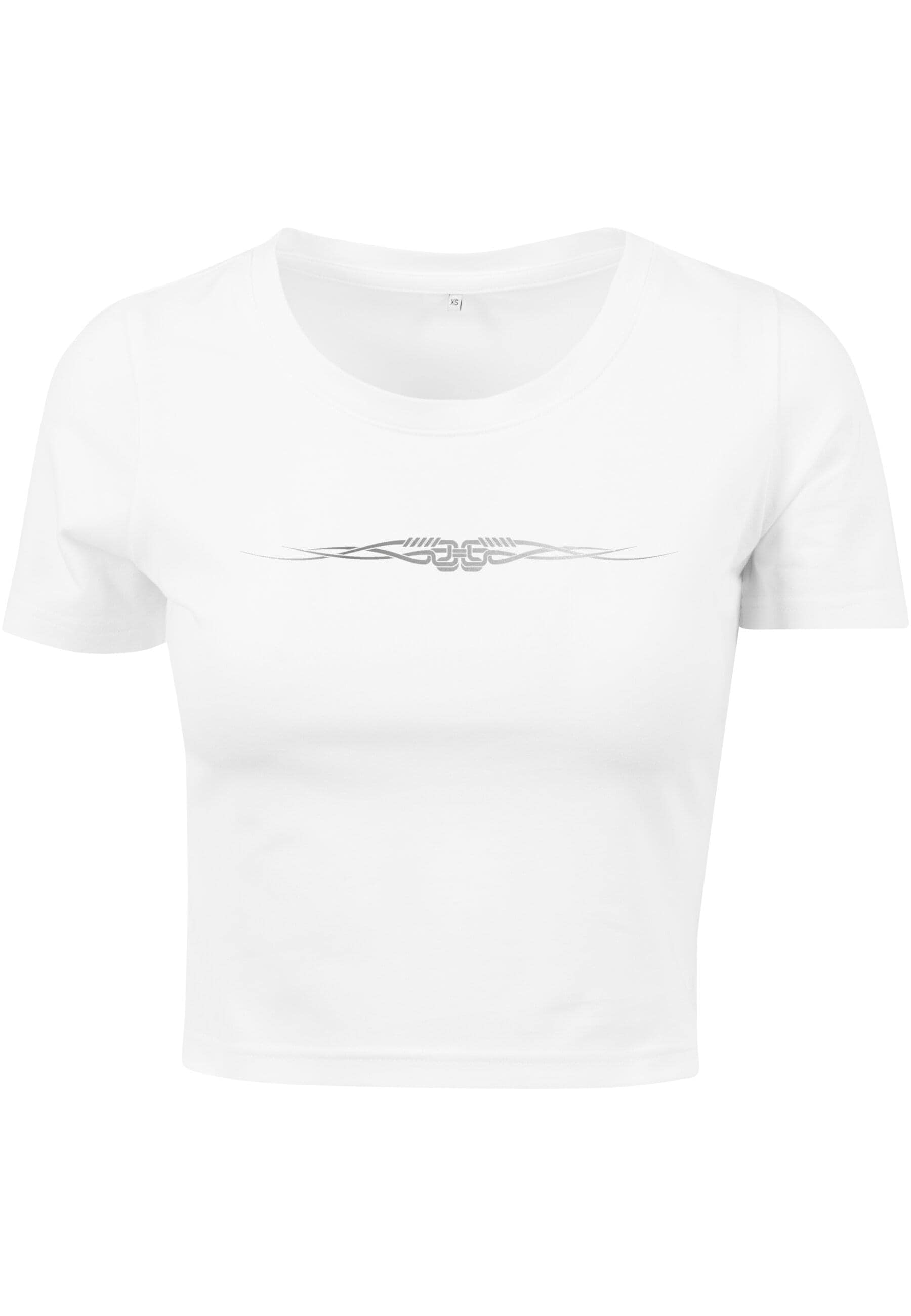 MisterTee T-Shirt "MisterTee Damen Ladies Tribal Cropped Tee" 1 Stk. tlg. günstig online kaufen
