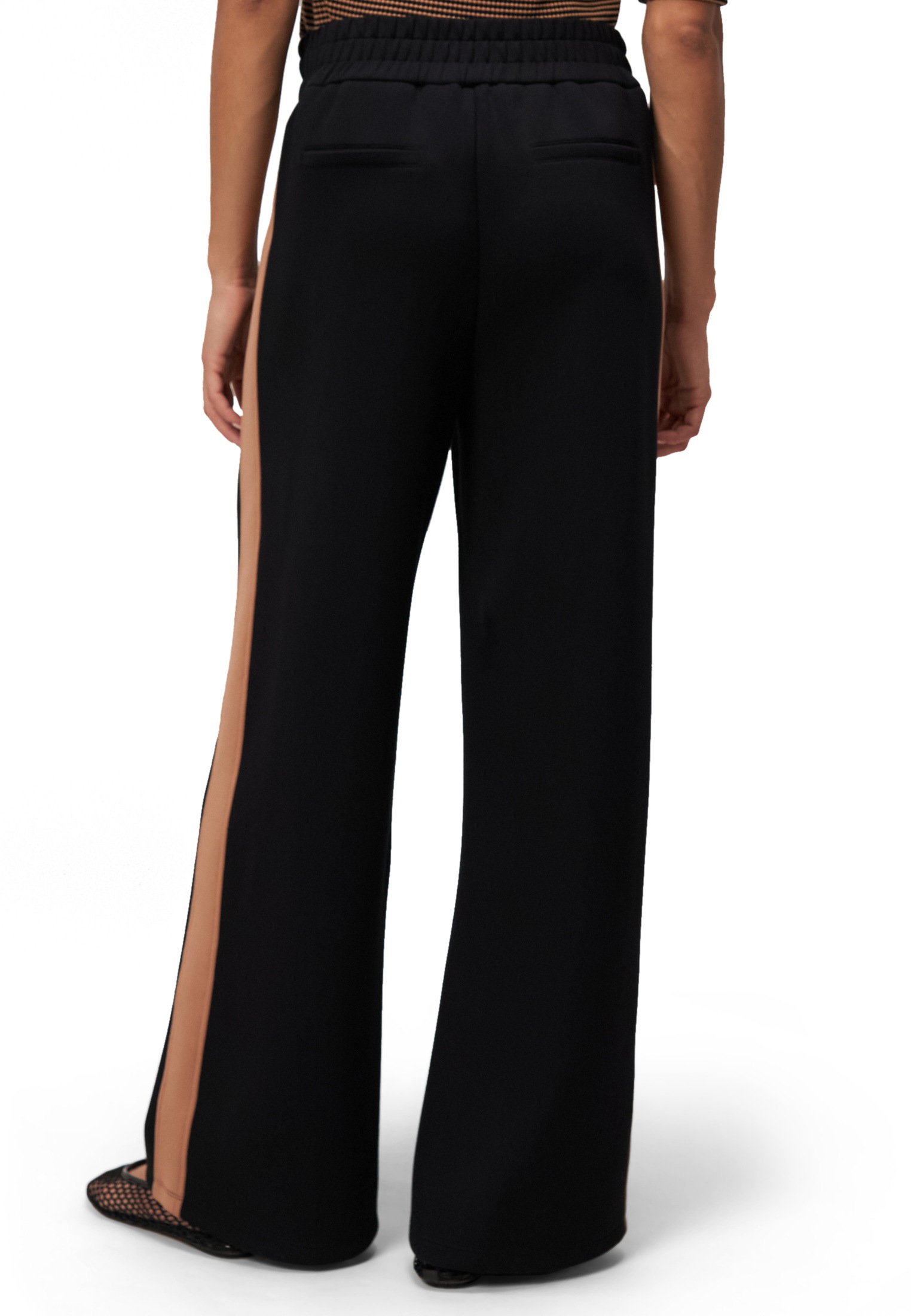 Zero Stoffhose »zero Damen Stoffhose mit Kontraststreifen 30 Inch«, Plain/ohne Details