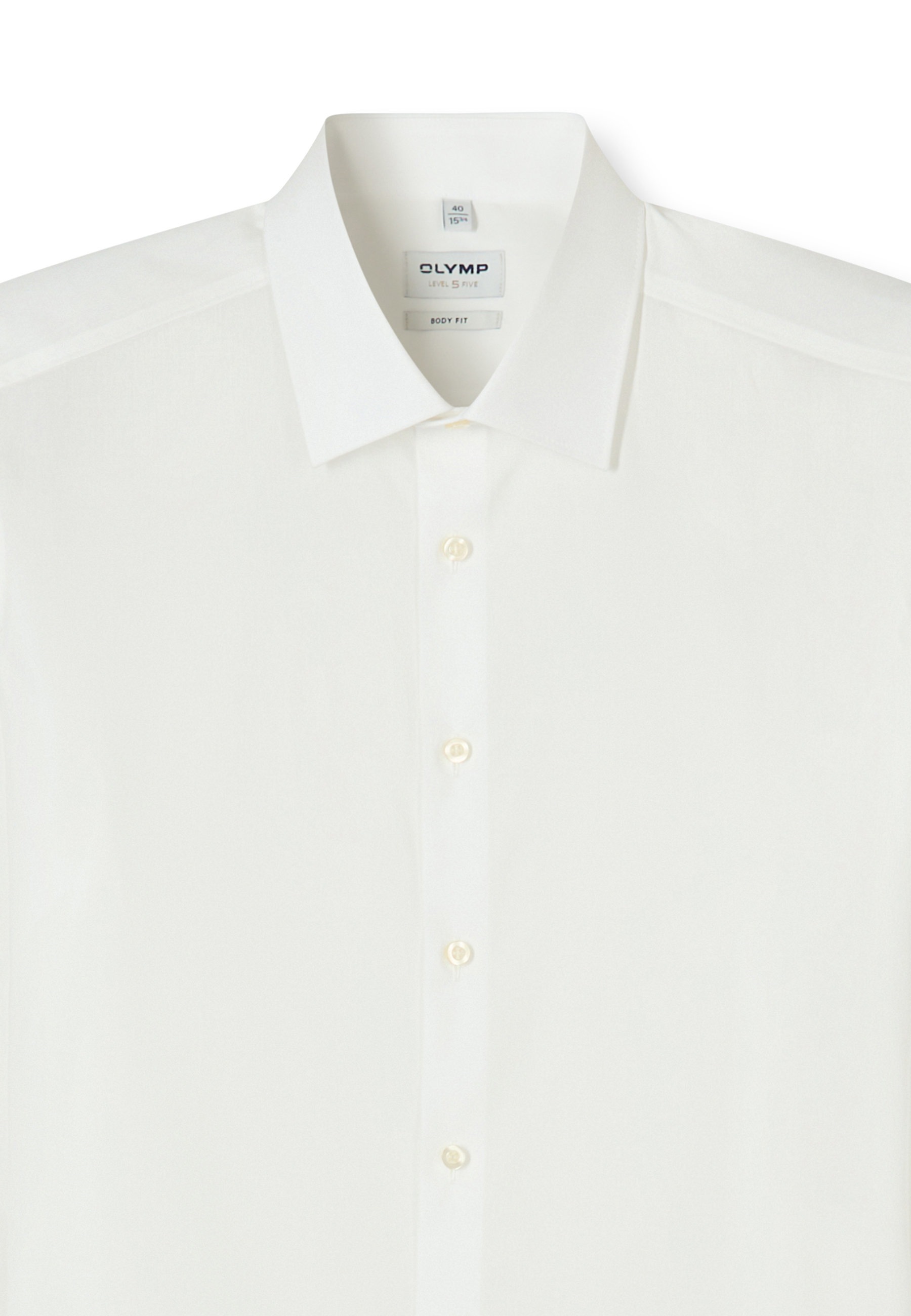 OLYMP Level Five New York Kent Men's Shirt Light Beige 42 4