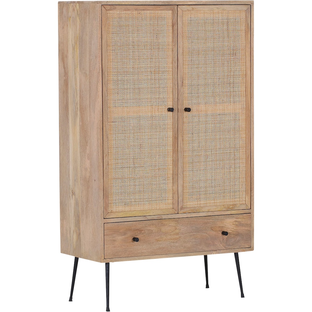 Gutmann Factory Highboard »Liam«, mit Front aus Rattangeflecht