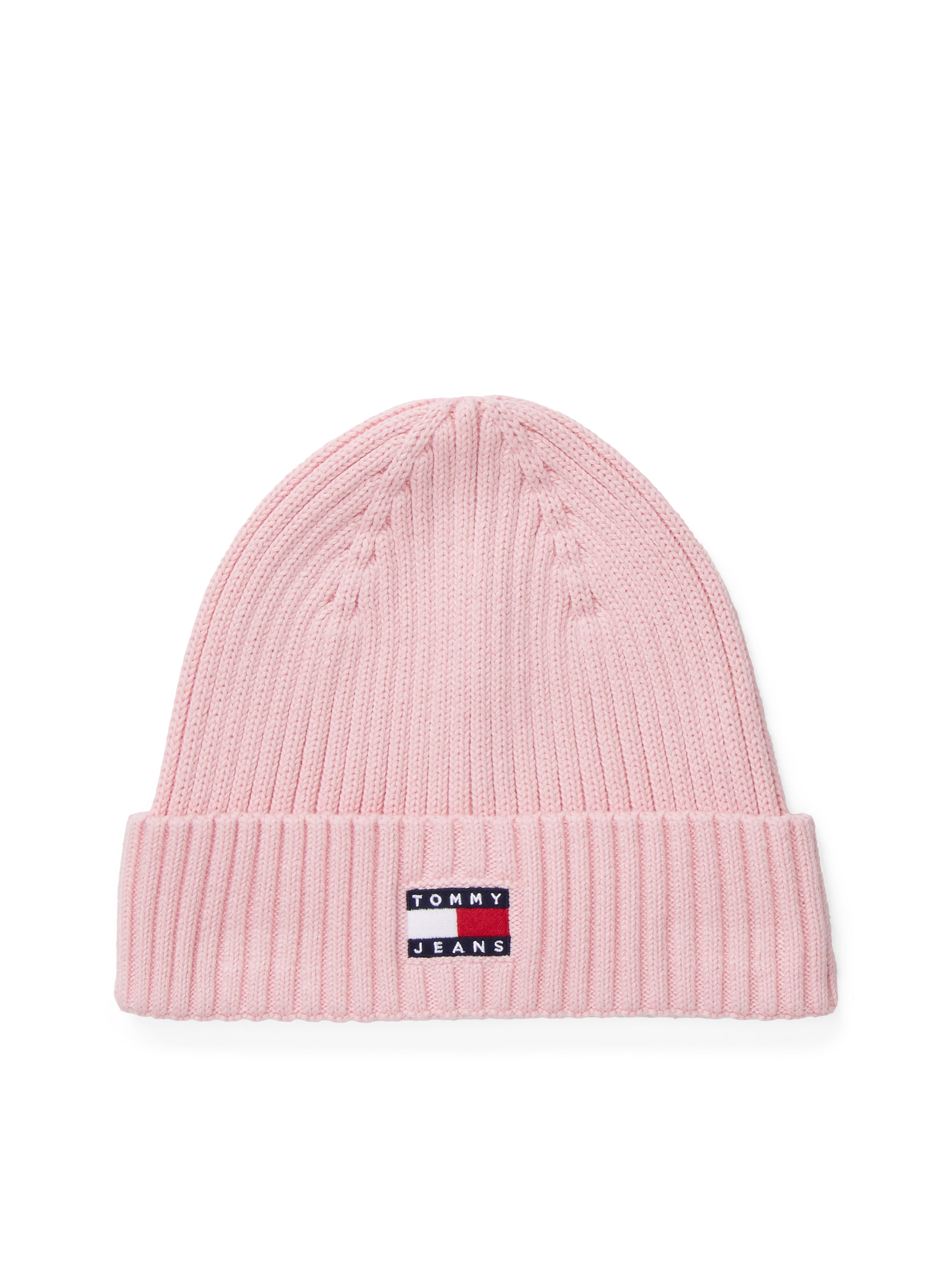 Tommy Jeans Beanie »TJW HERITAGE CORE«, Rippstrick, Umschlag, normale Passform