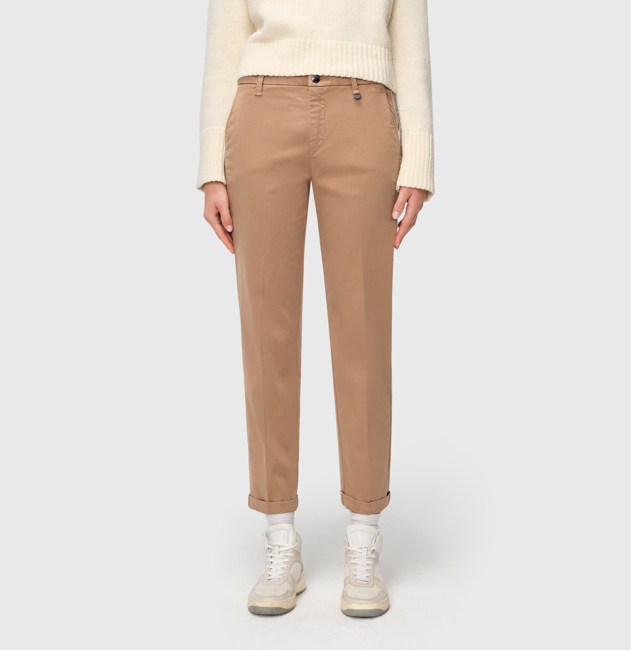 MAC Chinohose "CHINO turn up", mit dezentem Glanz, elegant und sportiv zugl günstig online kaufen