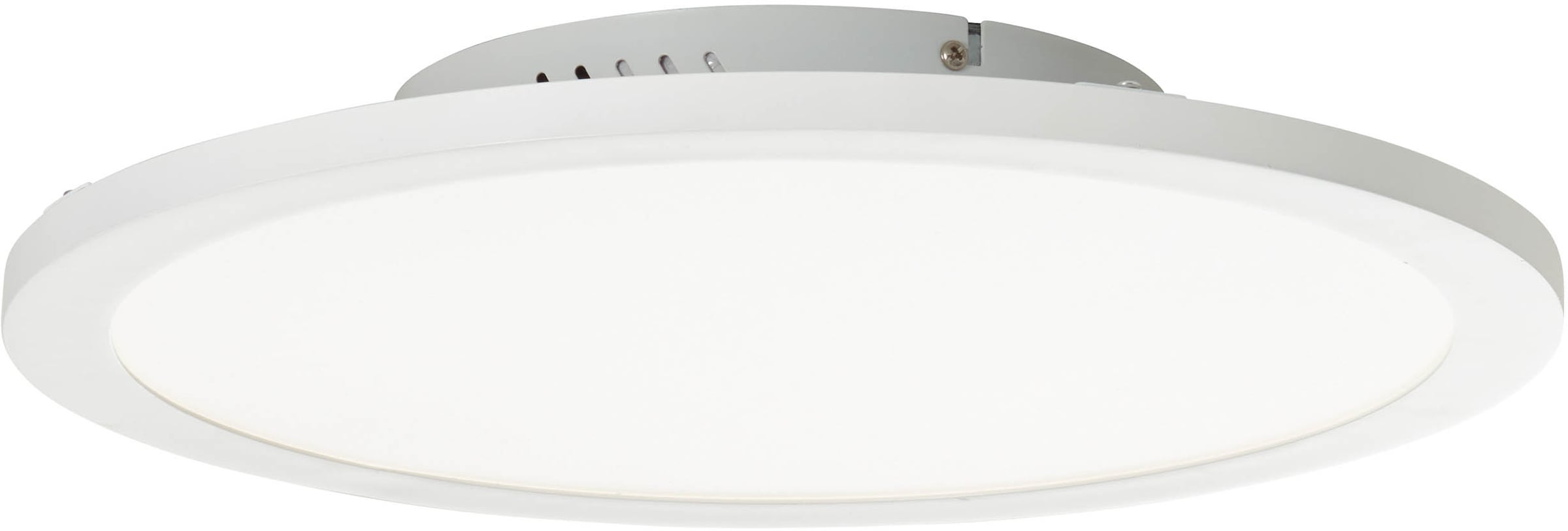 Brilliant LED Deckenleuchte »Abie«, 1 flammig, Leuchtmittel LED-Modul | LED fest integriert, Ø 40 cm, RGB, dimmbar, CCT, Fernbedienung, Metall/Kunststoff, weiß