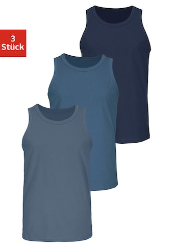 Tanktop, (Packung, 3 tlg.)