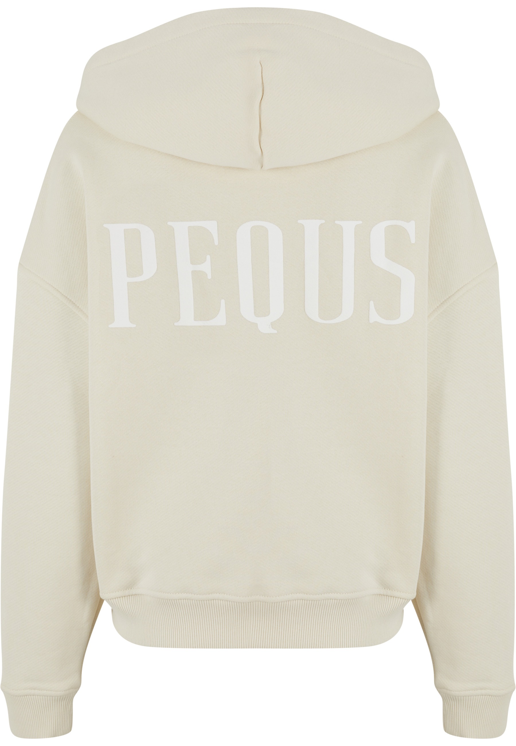 PEQUS Kapuzensweatshirt "PEQUS PEQUS Back Logo Zip-Hoodie Almond" günstig online kaufen