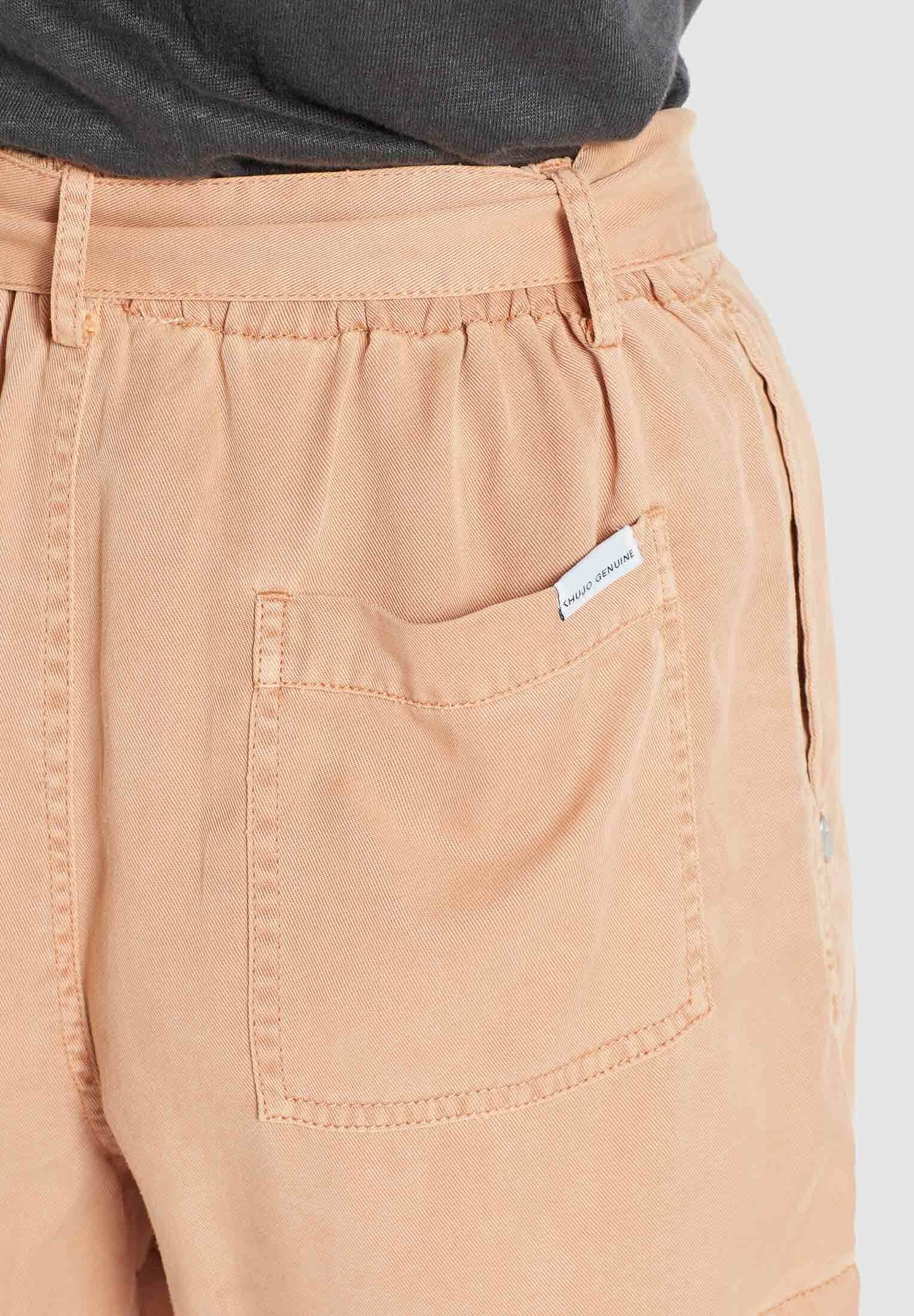khujo Shorts »INDIRA«, mit abnehmbarem Stoffgürtel