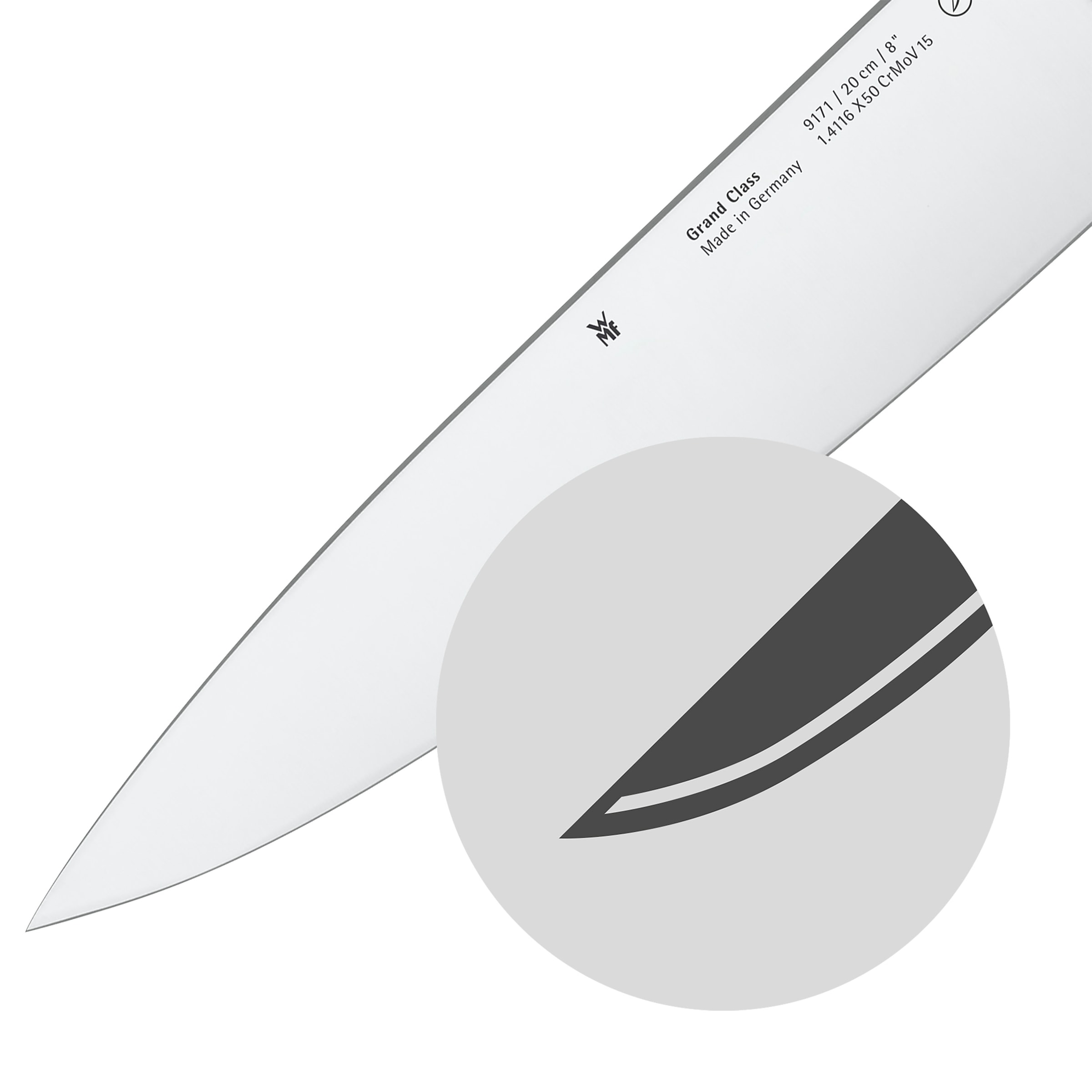 WMF Kochmesser »Grand Class«, (1 tlg.), langanhaltende Schärfe, handgeschmiedeter Spezialklingenstahl