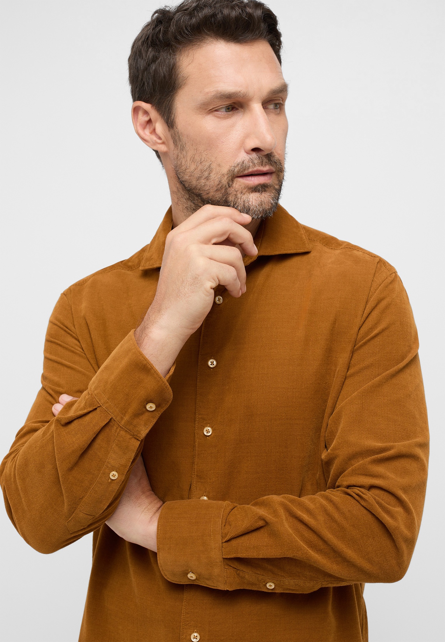 Eterna Langarmhemd »MODERN FIT«, EASY IRON (bügelleicht)