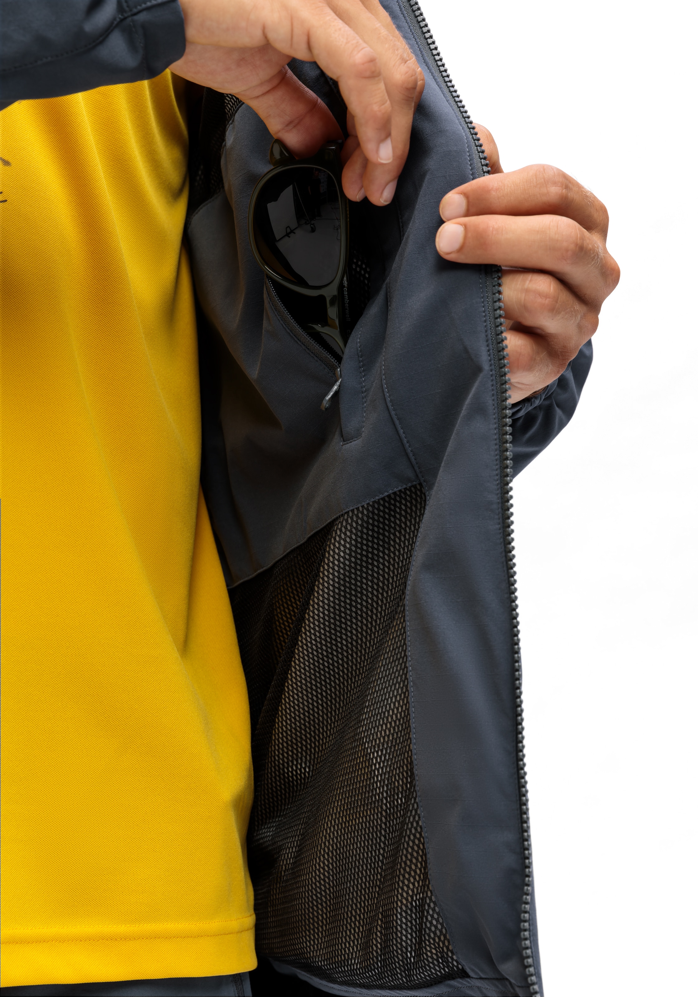 Maier Sports Outdoorjacke »ArorA Loop M«, Herren Jacke wasserdicht, Funktionsjacke 3 Taschen außen + Innentasche