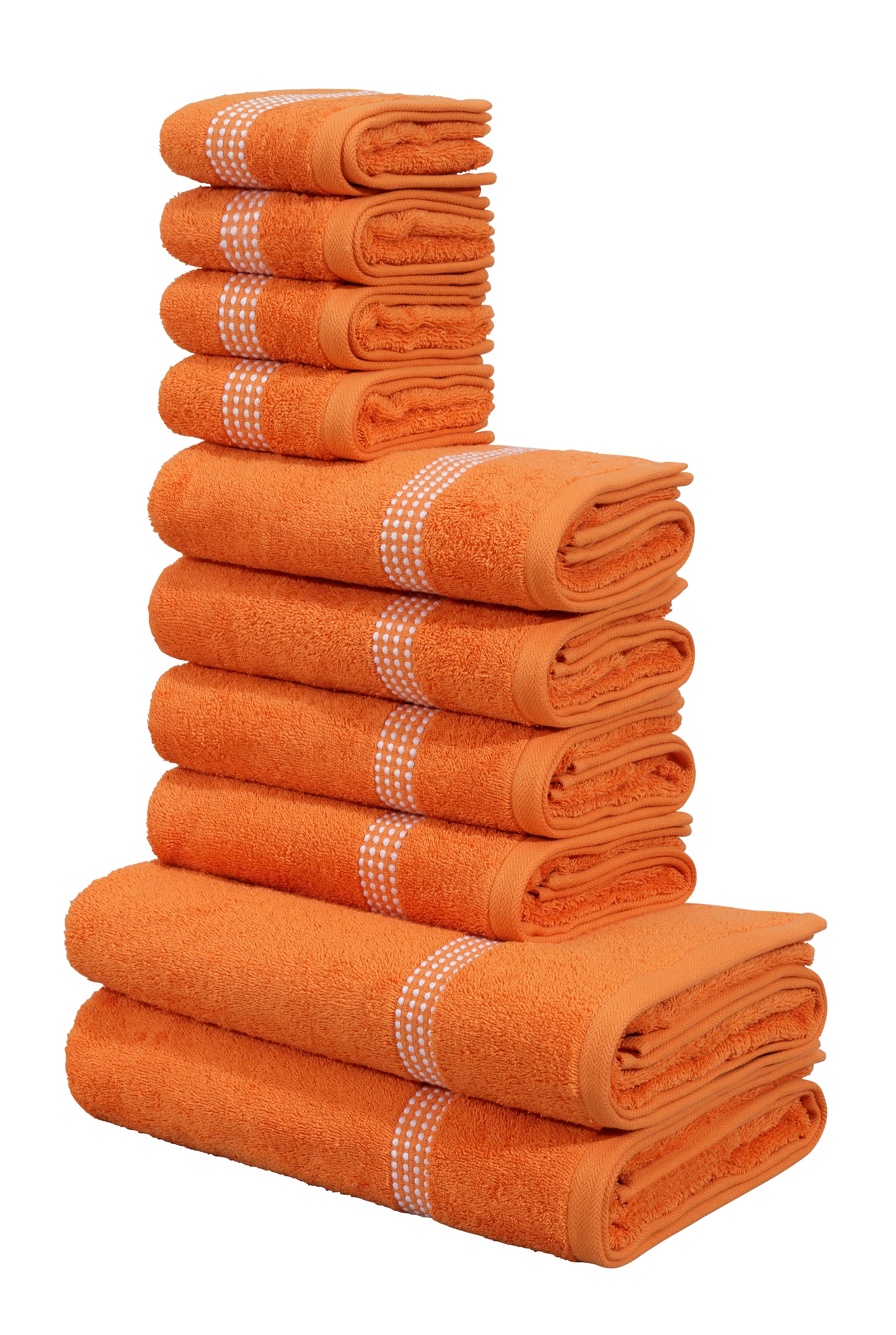OTTO home Handtuch Set "Kapra, Premium Handtücher, 100% Baumwolle, 500 gr/m², 10-tlg." Set 10 Frottier 2 Duschtücher, 4 Handtücher, 4 Gästehandtücher, 5 Jahre Garantie