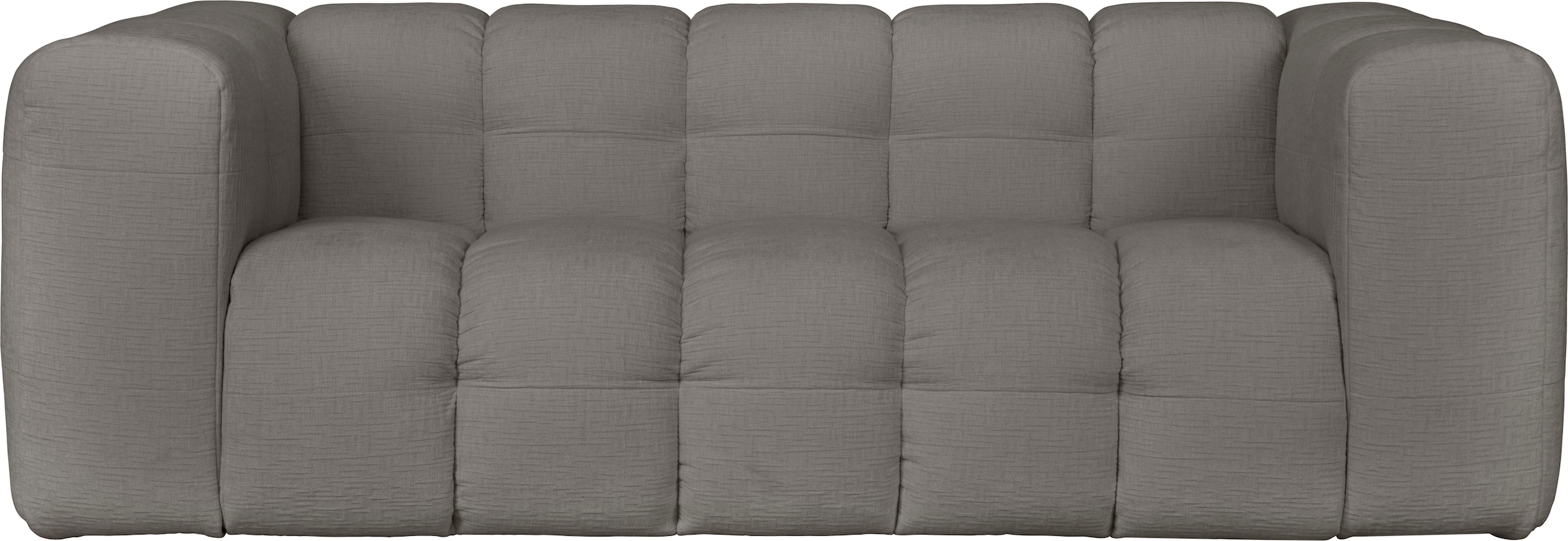 LeGer Home by Lena Gercke 3-Sitzer »TALISHA Designersofa, moderne Steppung, Maße B/T/H: 229/110/75 cm«, moderne Steppung, hoher Sitzkomfort