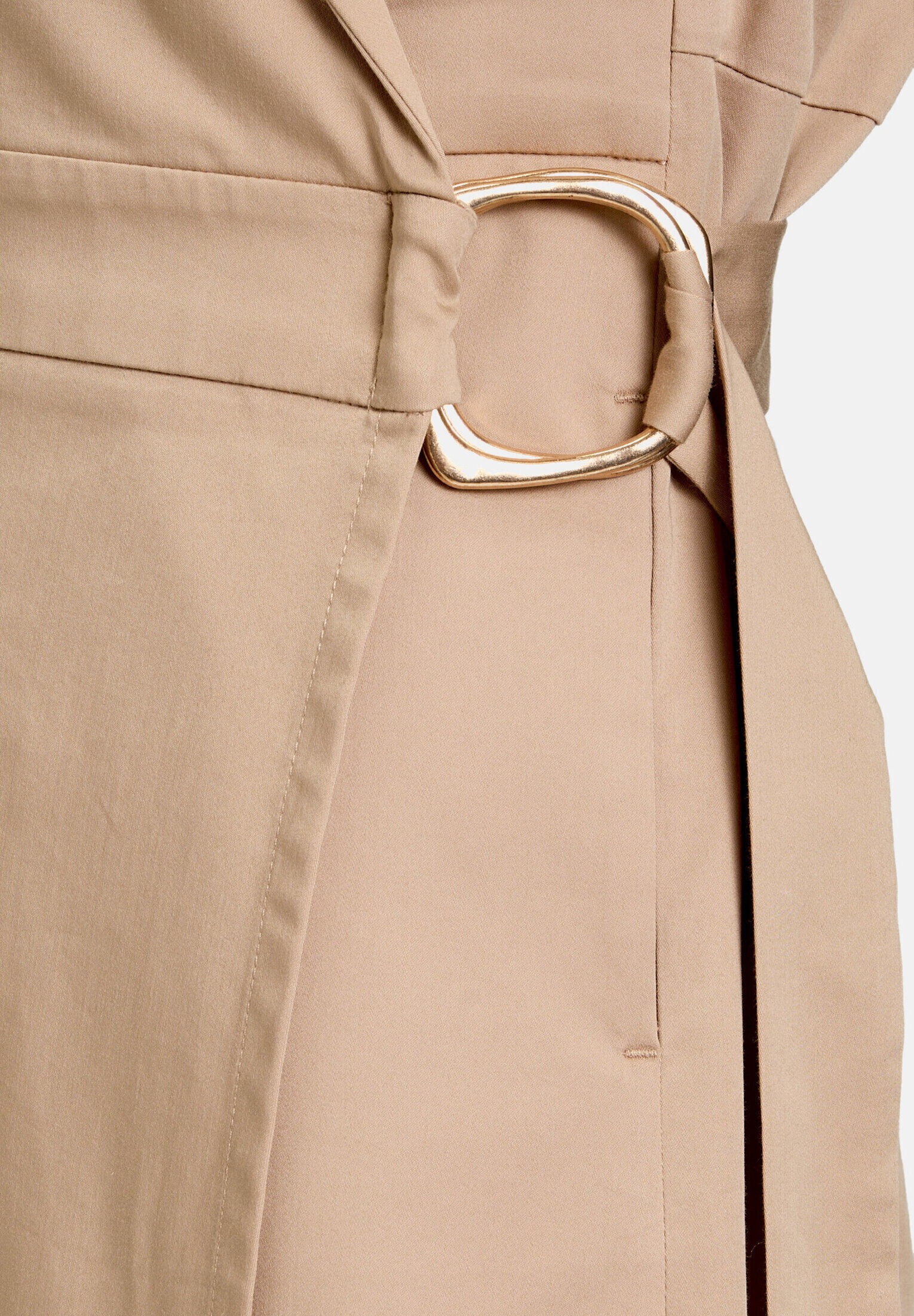 Betty&Co Wickelkleid »Damen mit Kragen« Nahttasche Schnallen