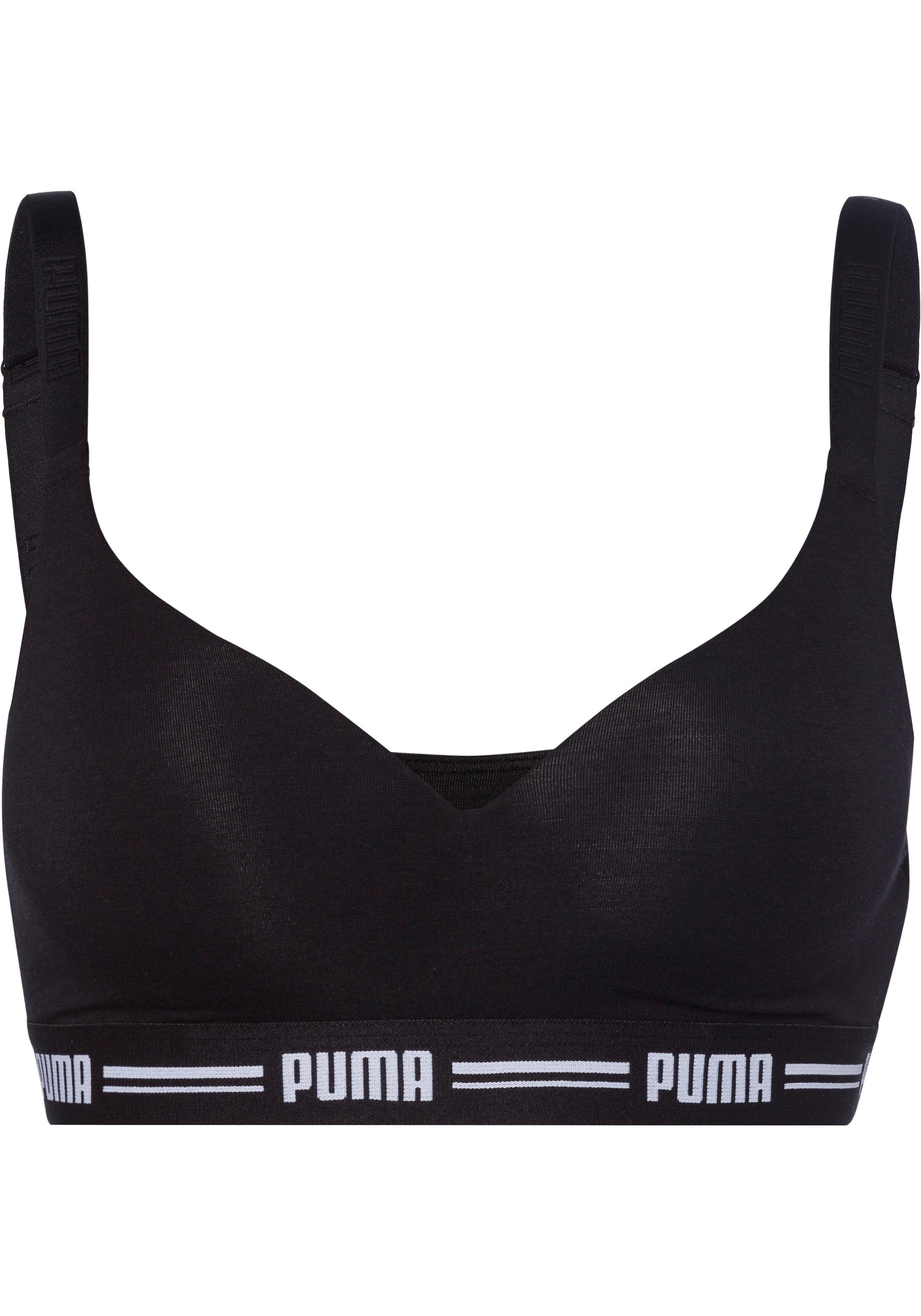 PUMA Bralette »Iconic« su leicht gepaddeten...