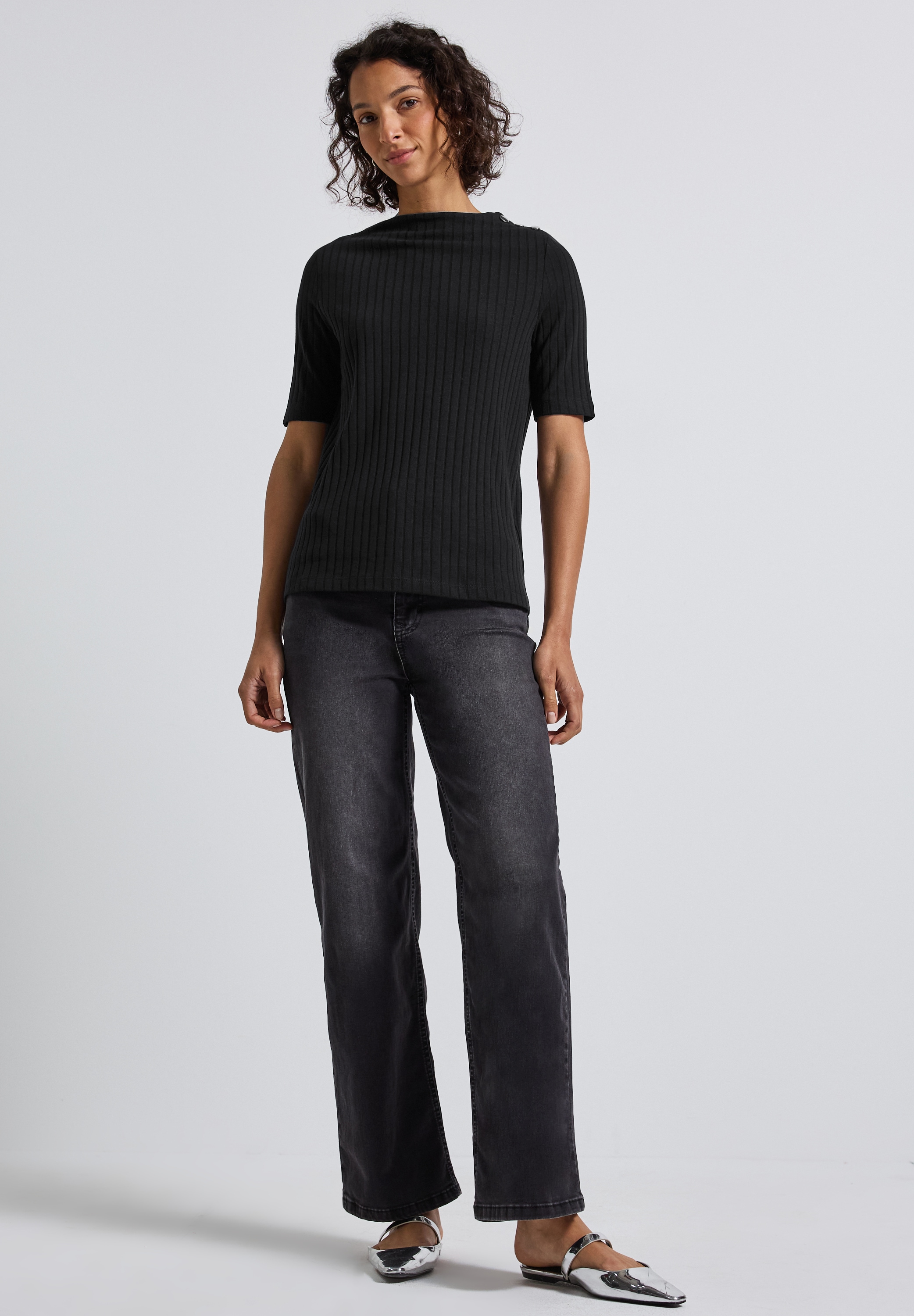 STREET ONE Rollkragenshirt, mit Turtleneck