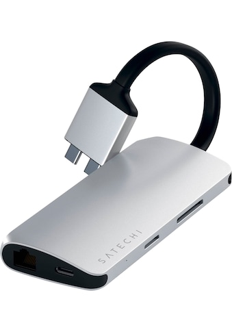 Laptop-Adapter »Type-C Dual Multimedia Adapter«, USB-C zu HDMI-USB Typ A-USB Typ...