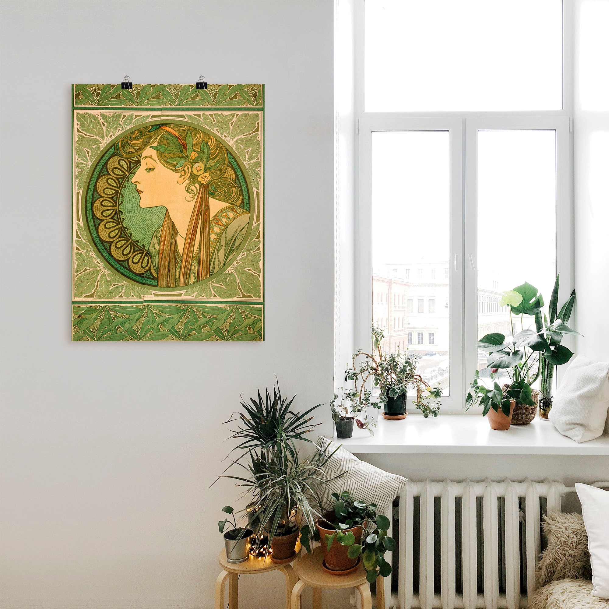 Artland Poster "Lorbeer. 1921" Frau 1 Stk. tlg. als Alubild, Outdoorbild, L günstig online kaufen