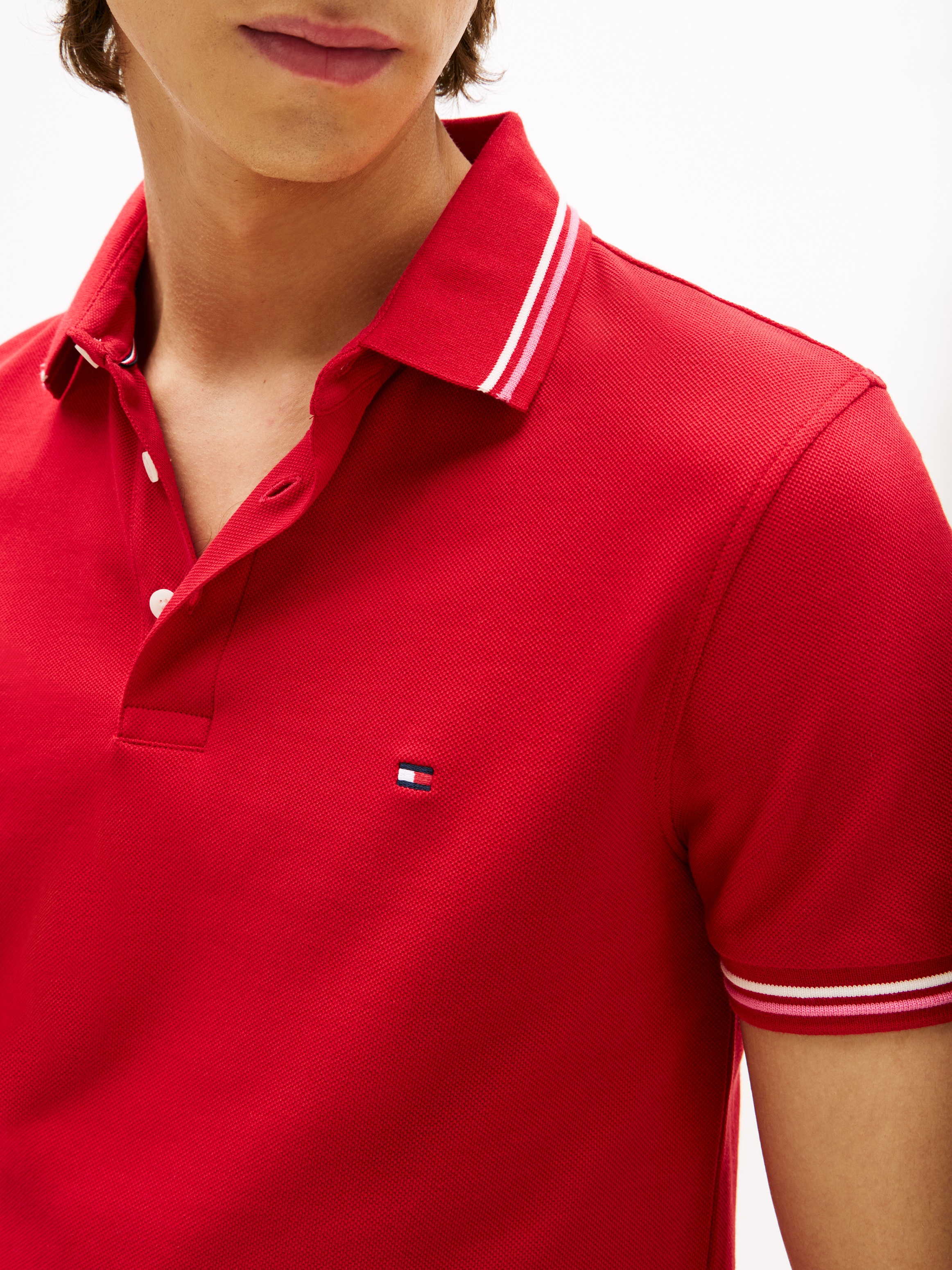 Tommy Hilfiger Poloshirt "TOMMY TIPPED SLIM POLO" günstig online kaufen