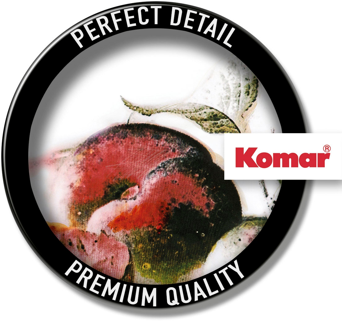 Komar Wandbild »Dessert Fruité«, (1 St.), Deutsches Premium-Poster Fotopapier mit seidenmatter Oberfläche und hoher Lichtbeständigkeit. Für fotorealistische Drucke mit gestochen scharfen Details und hervorragender Farbbrillanz.