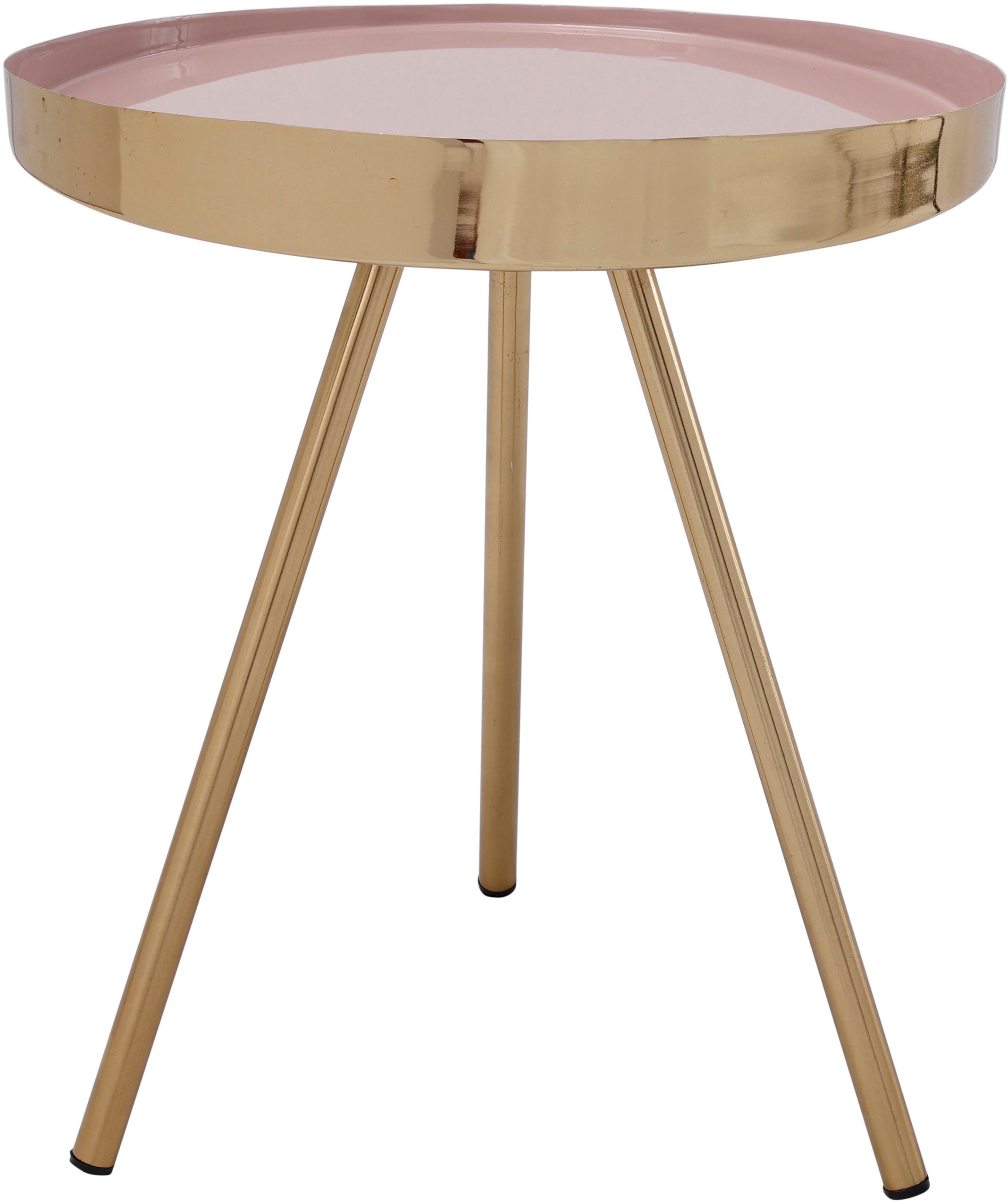 Kayoom Beistelltisch »Morrison, runder Beistelltisch, edler Look«, (1 St.), Dekorativ, glanzvolle Lackierung, stilvolles Design