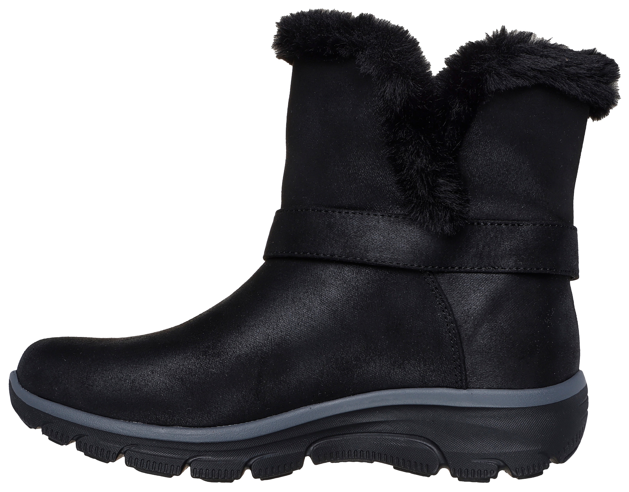 Skechers Winterstiefel »EASY GOING-DREAMERS MOVE«, Schlupfstiefel, Snowboots, Winterschuh mit Slip-Ins Schafteinstieg