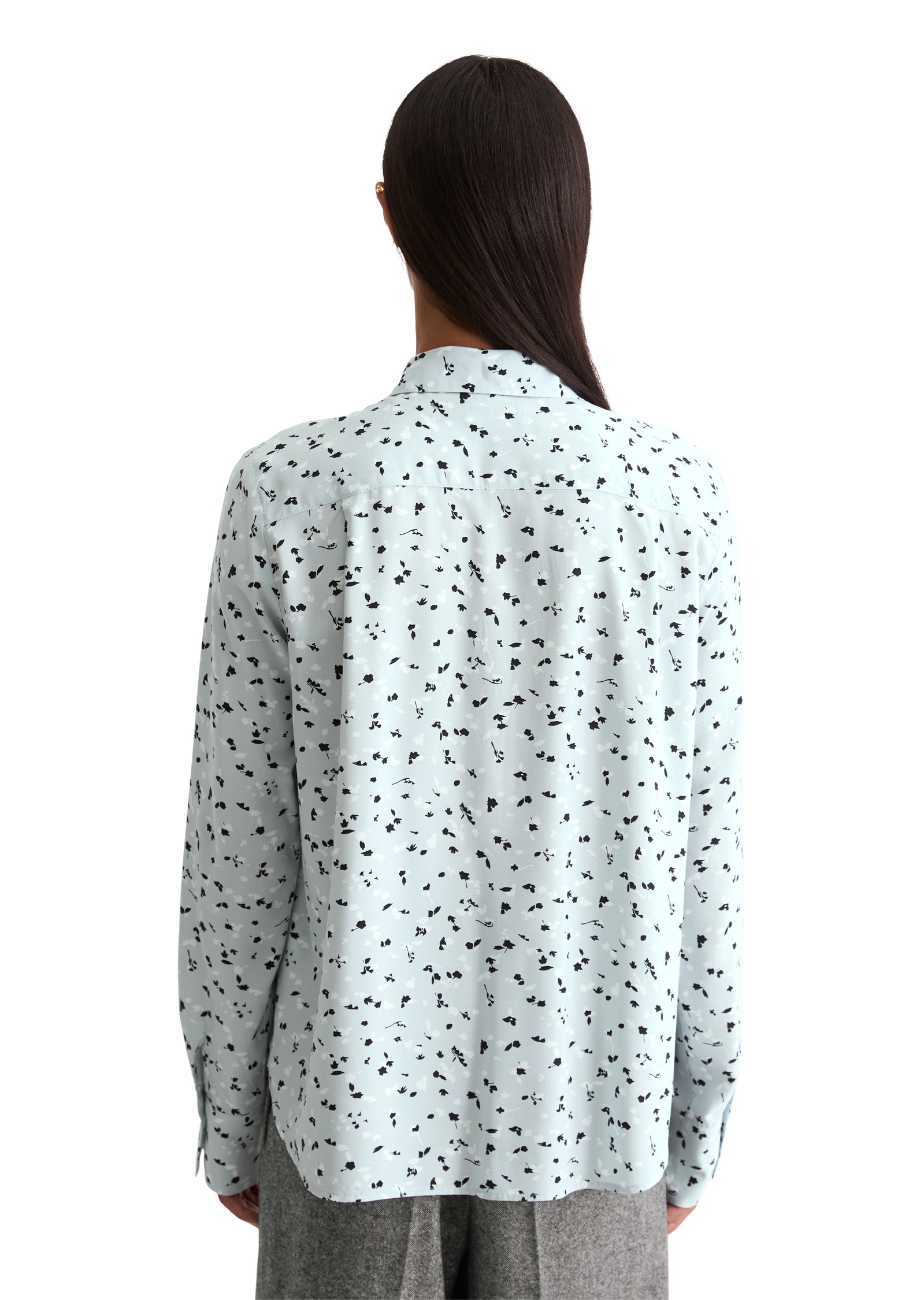Marc O'Polo Druckbluse, Kentkragen, Regular Fit