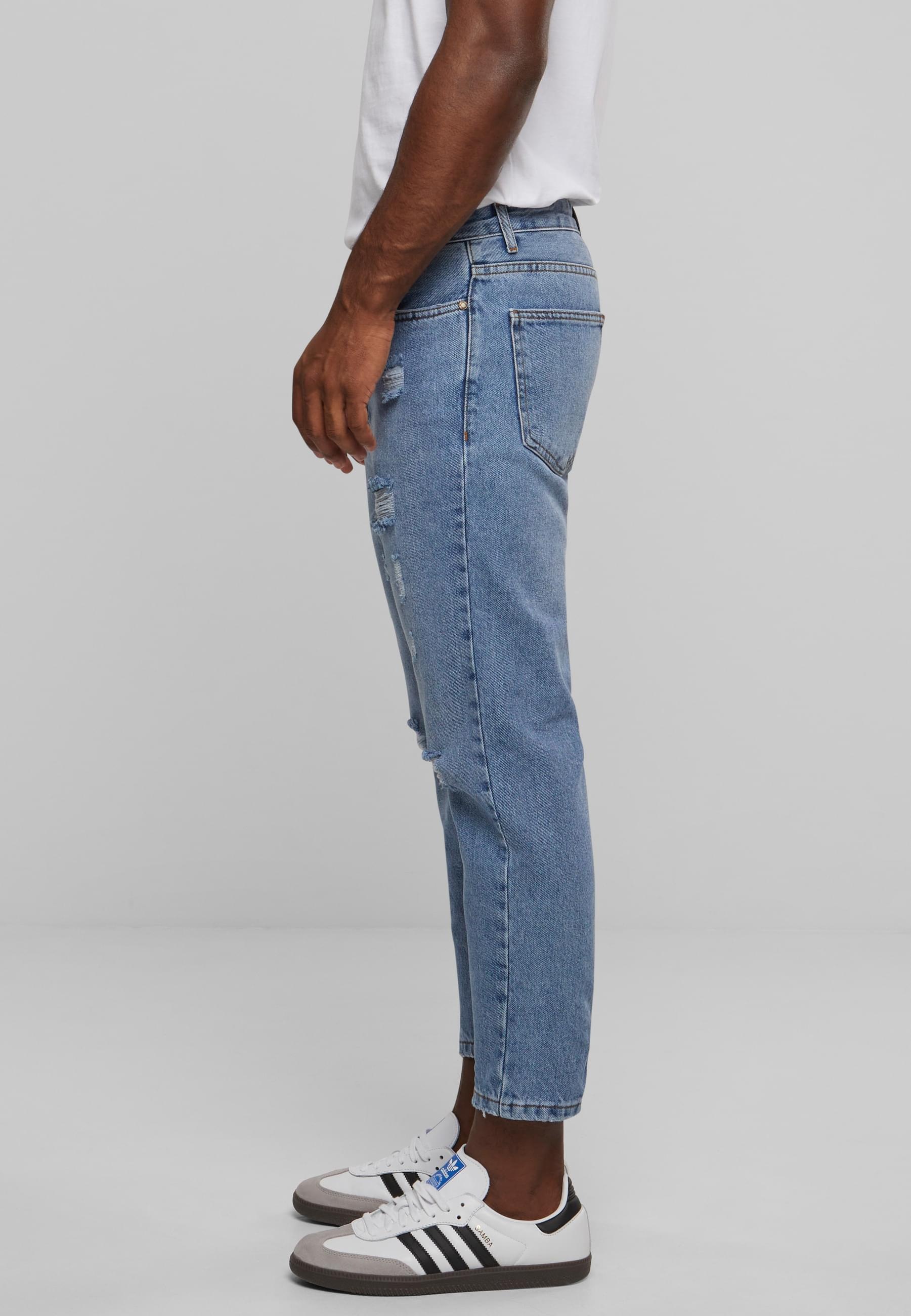 2Y Studios Bequeme Jeans »2Y Studios Herren 2Y Destroyed Relax Denim«, (1 tlg.)