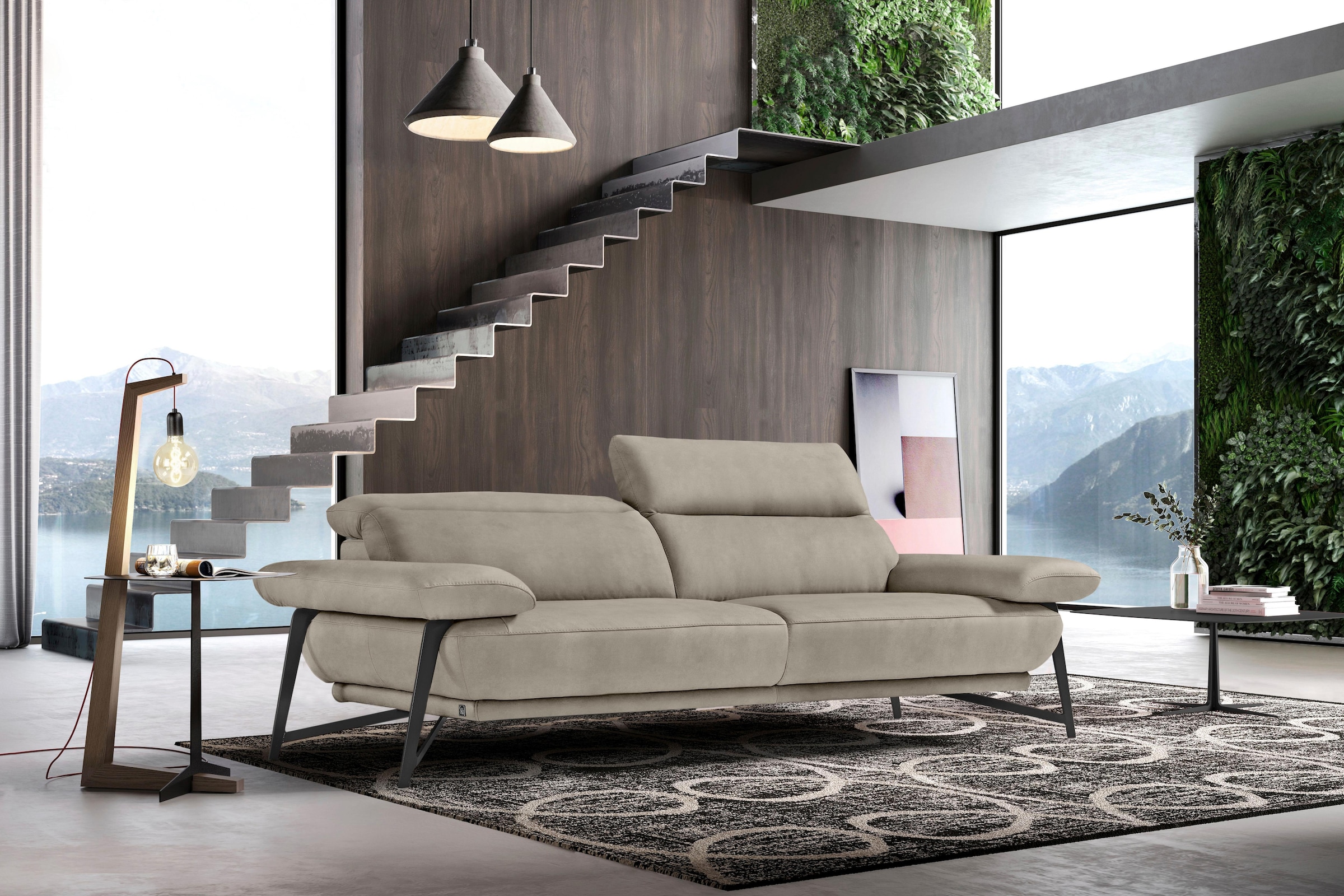 Egoitaliano 2,5-Sitzer "Anais, Designsofa mit hohem Sitzkomfort, Designfuß, günstig online kaufen