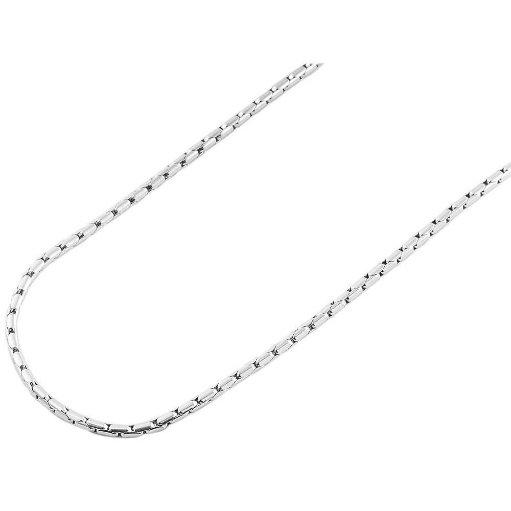 ADELIA ́S Damen Gliederkette "Unisex Halskette – Venezianerkette aus Edelstahl 70 cm", 70cm, Edelstahlsilber, Edelstahl, Halsketten, Ein stilvolles