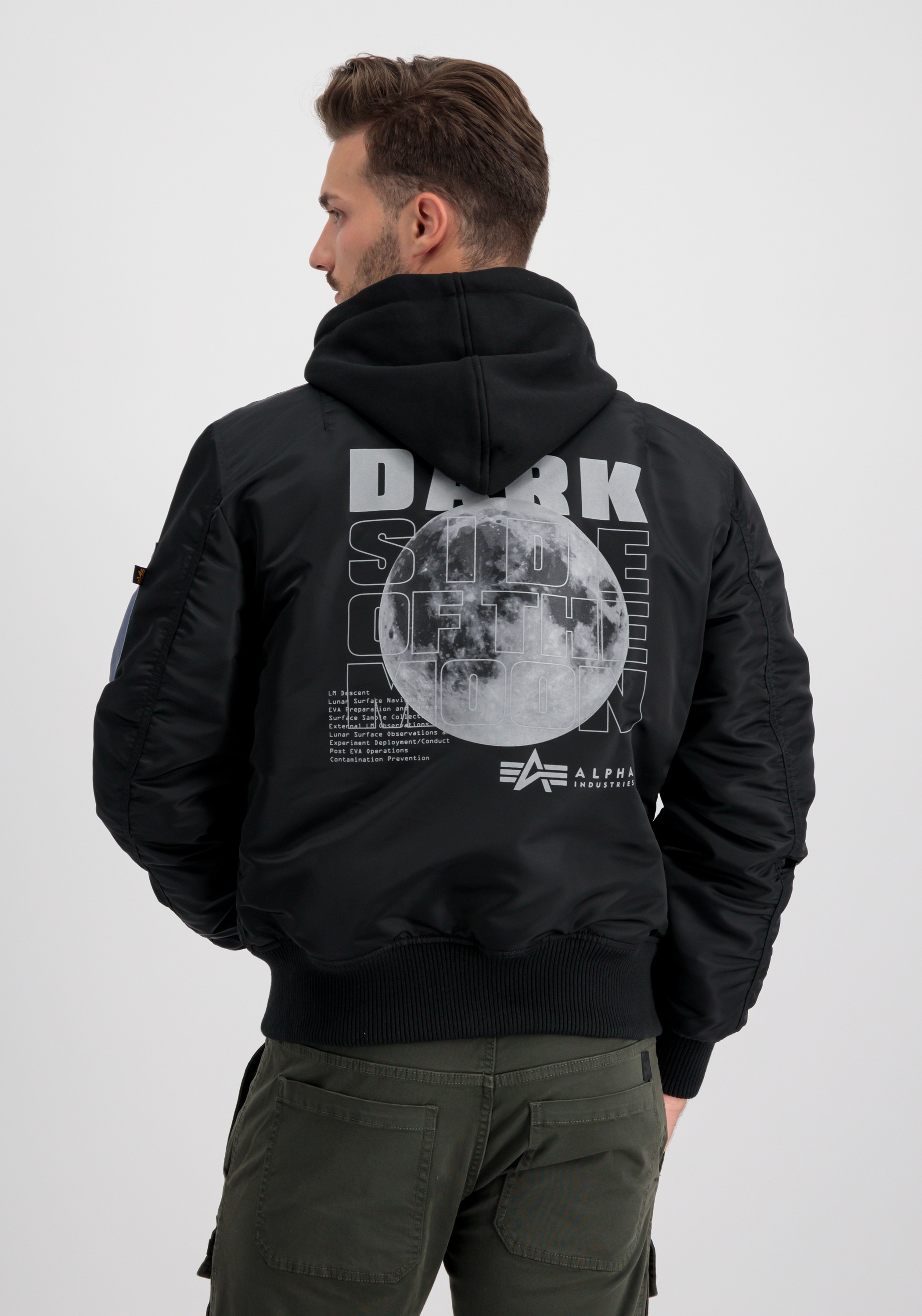 Alpha Industries Bomberjacke »Alpha Industries Men - Bomber Jackets MA-1 VF Hood Dark Side«