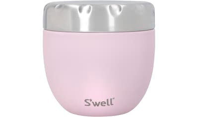 Thermoschüssel »S’well Pink Topaz Eats 2-in-1 Food Bowl«, 2 tlg., aus Edelstahl