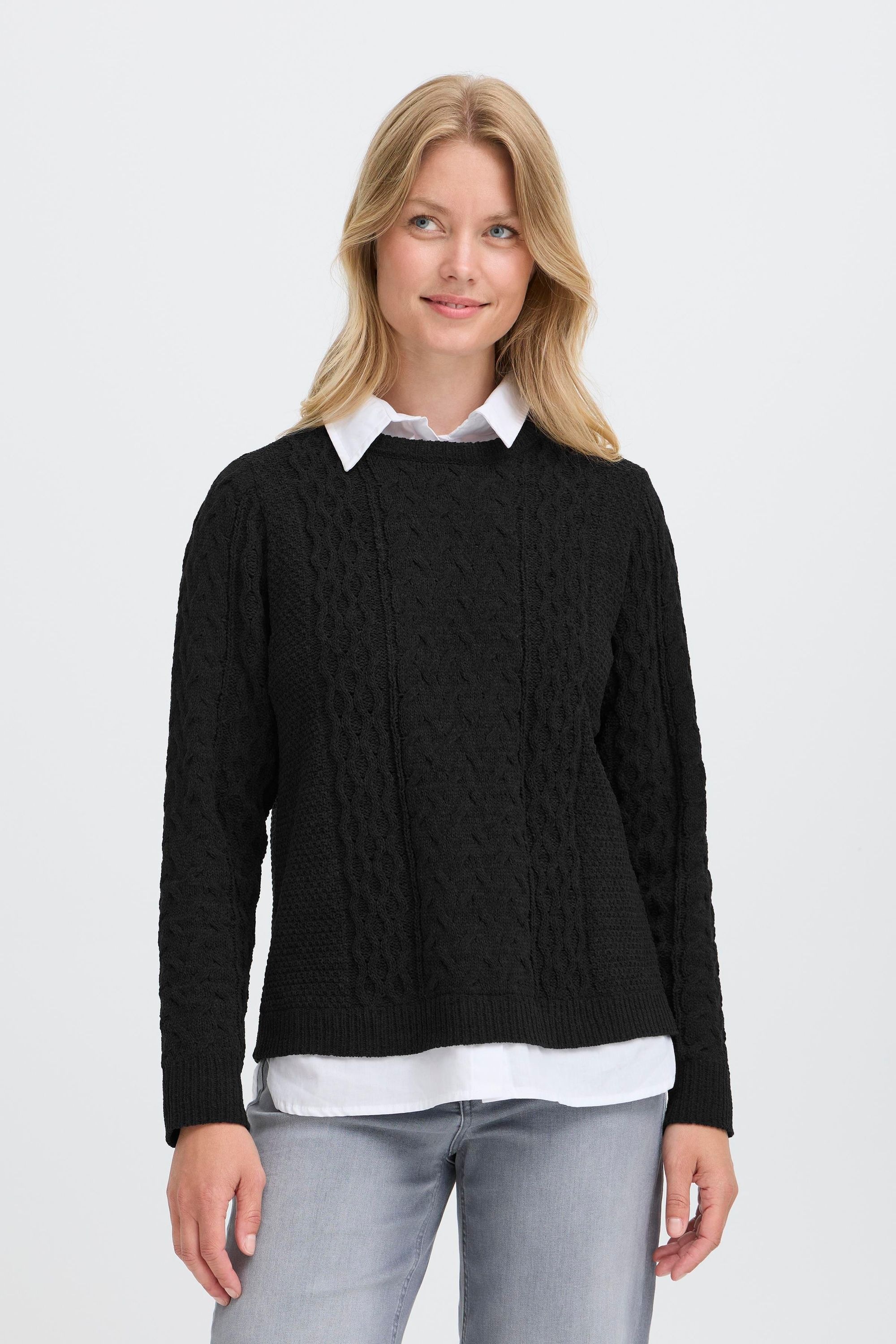 Thumbnail - OXMO Strickfleece-Pullover "Strickpullover OXFSANVI PU 1"