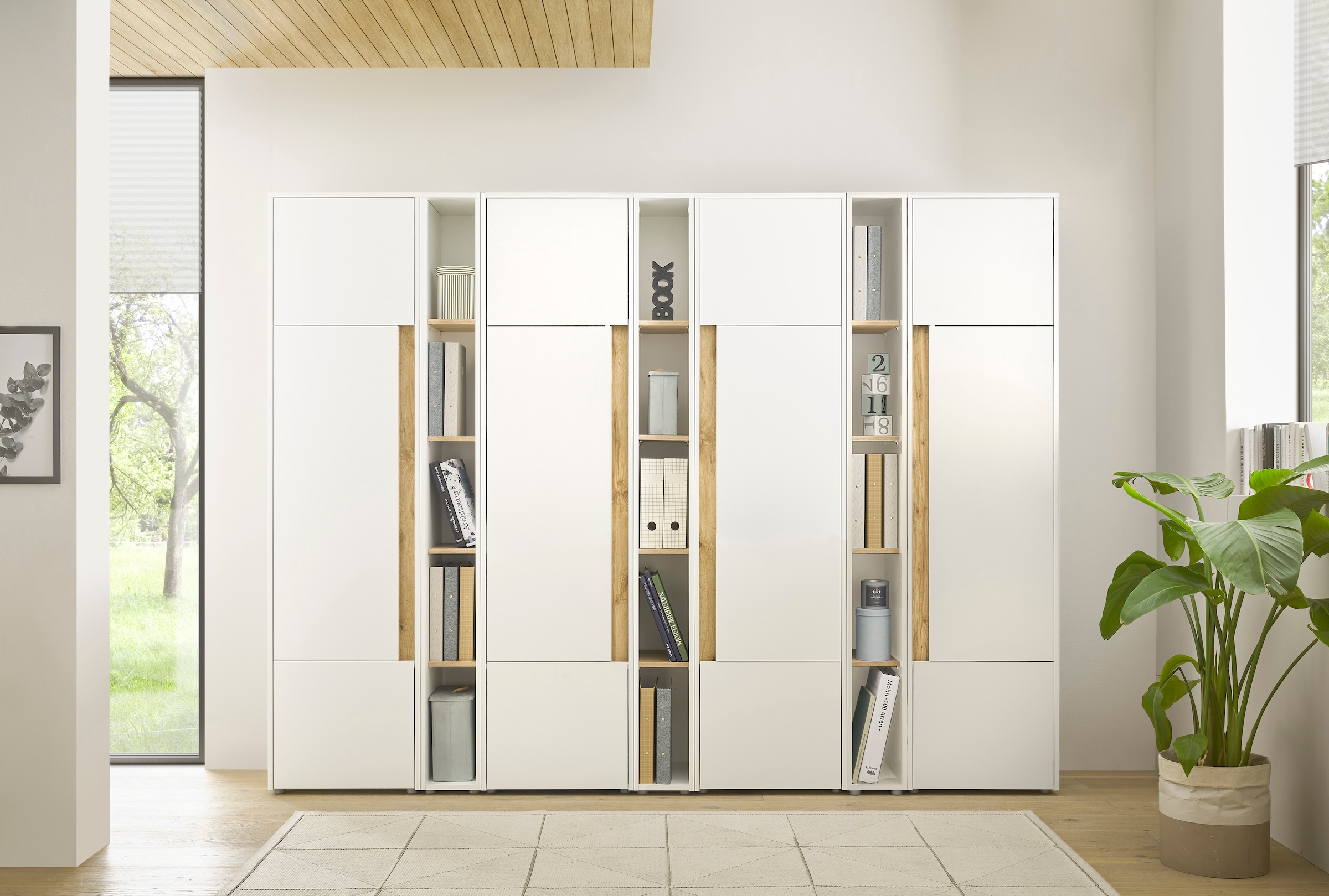 Home affaire Büromöbel-Set "CiTY/GiRON" Set, 7 Stk. tlg. günstig online kaufen