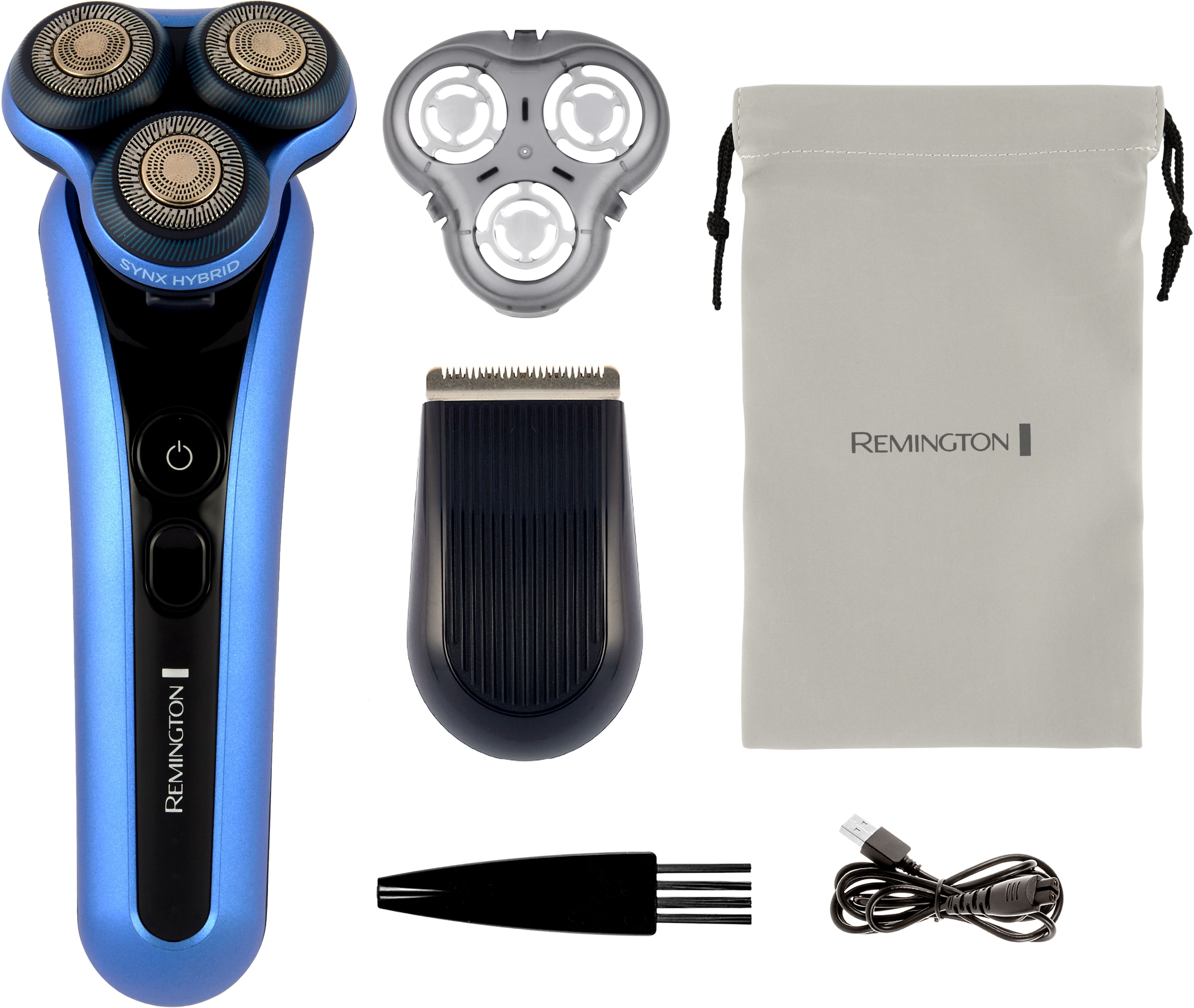 Remington Elektrorasierer »XR1775«, 1 St. Aufsätze, integrierter Präzisionstrimmer, Nass-& Trockenrasur, 360°PivotBallDrehgelenk, SynXSchneidsystem