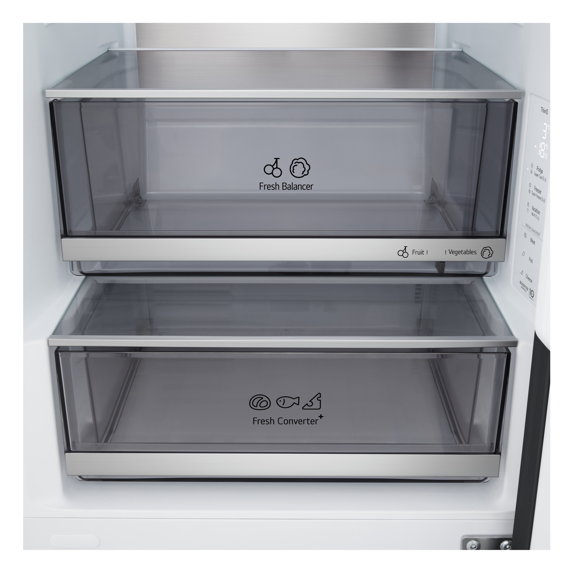 LG Kühl-/Gefrierkombination Serie 7 »GBBS716AMB« 186 cm hoch 59,7 cm breit