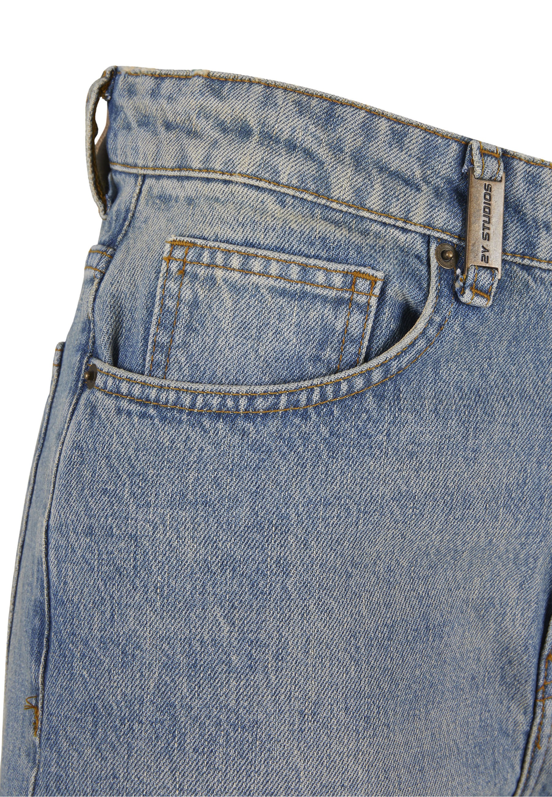 2Y Studios Vulna Open Hem Jeans Blue 30 3