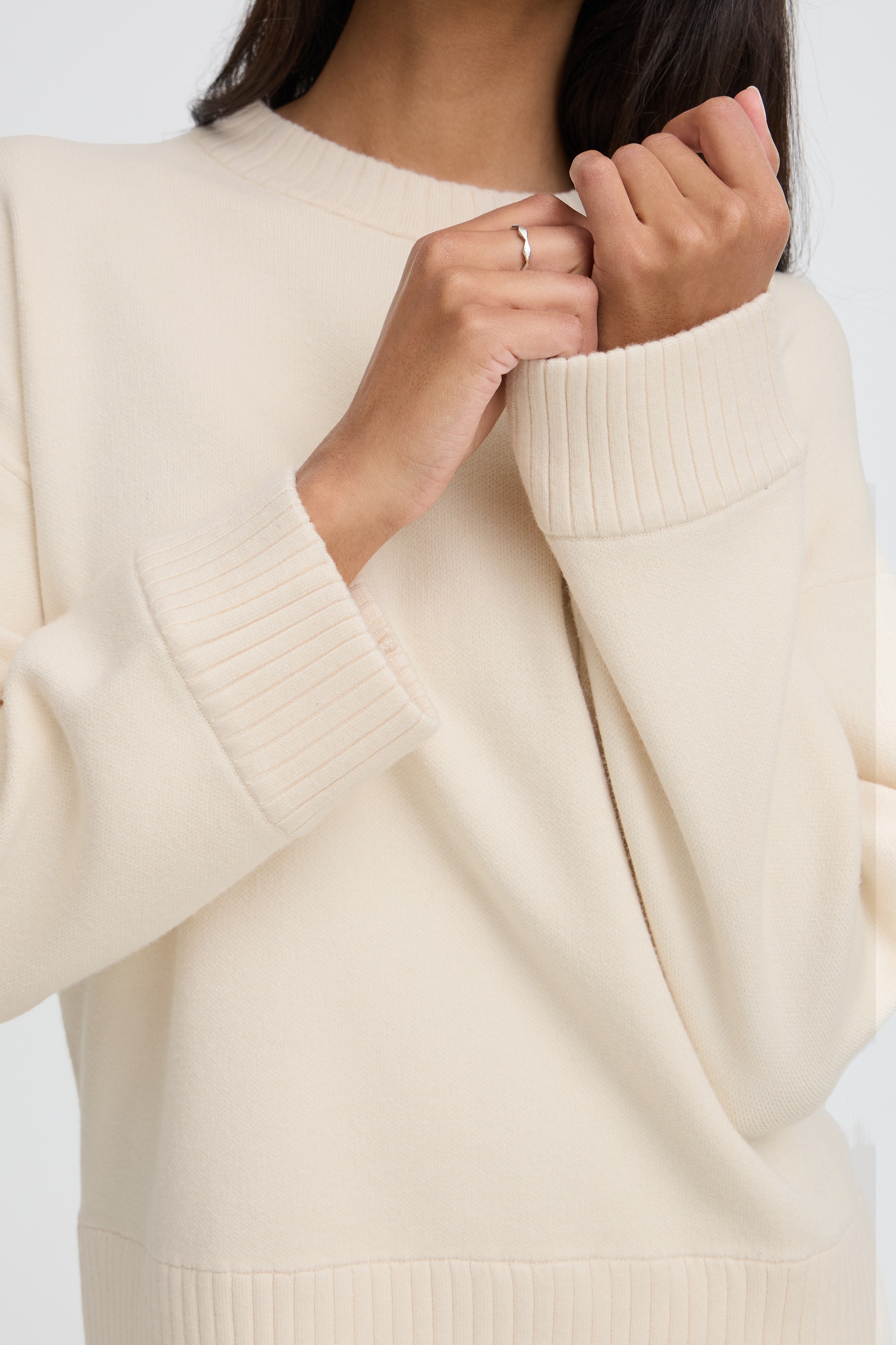 b.young Strickpullover »Damen Langarm BYOTARI«