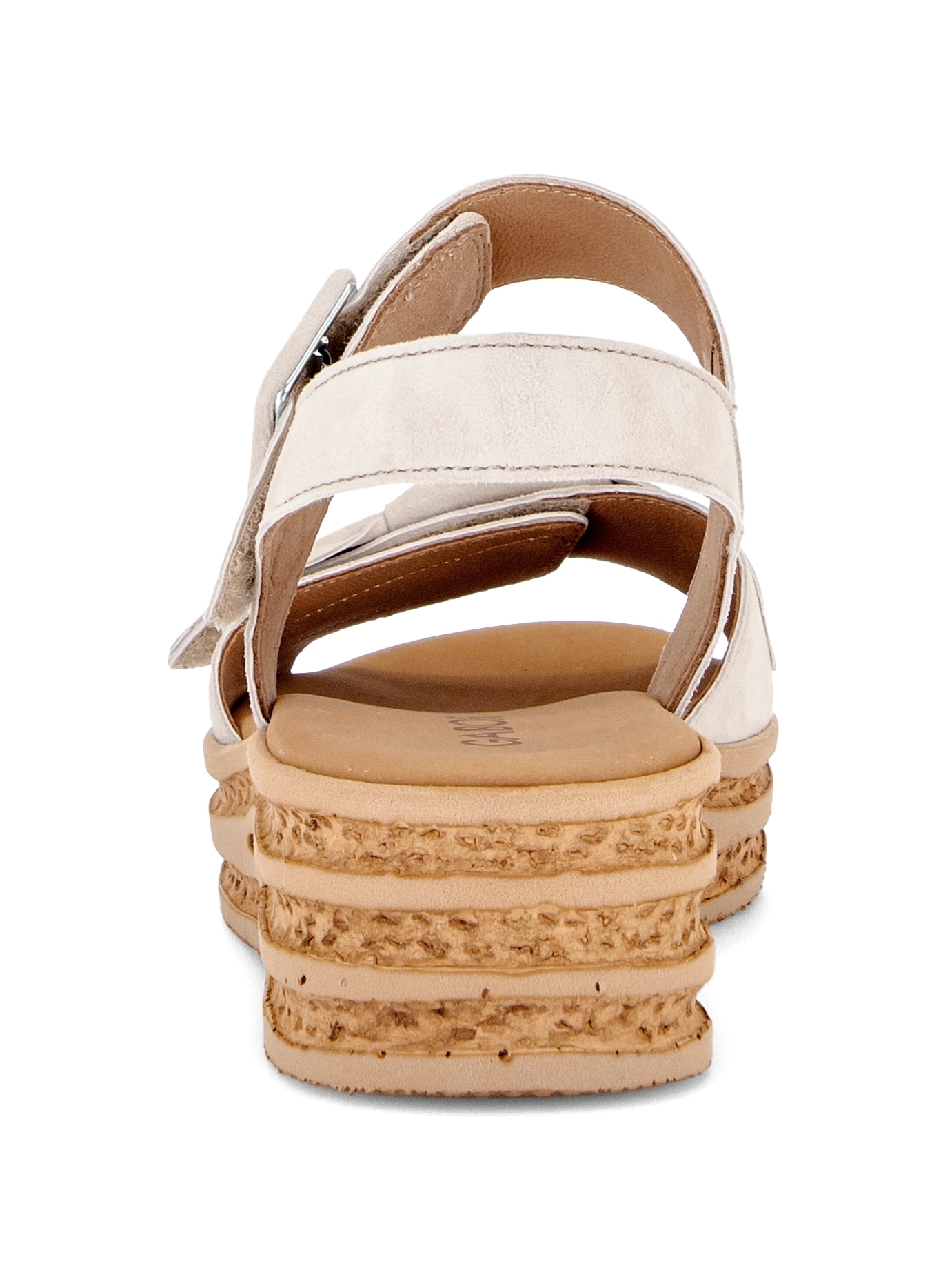 Gabor Keilsandalette  , Sommerschuh, Riemchensandale mit praktischen Klettverschlüssen