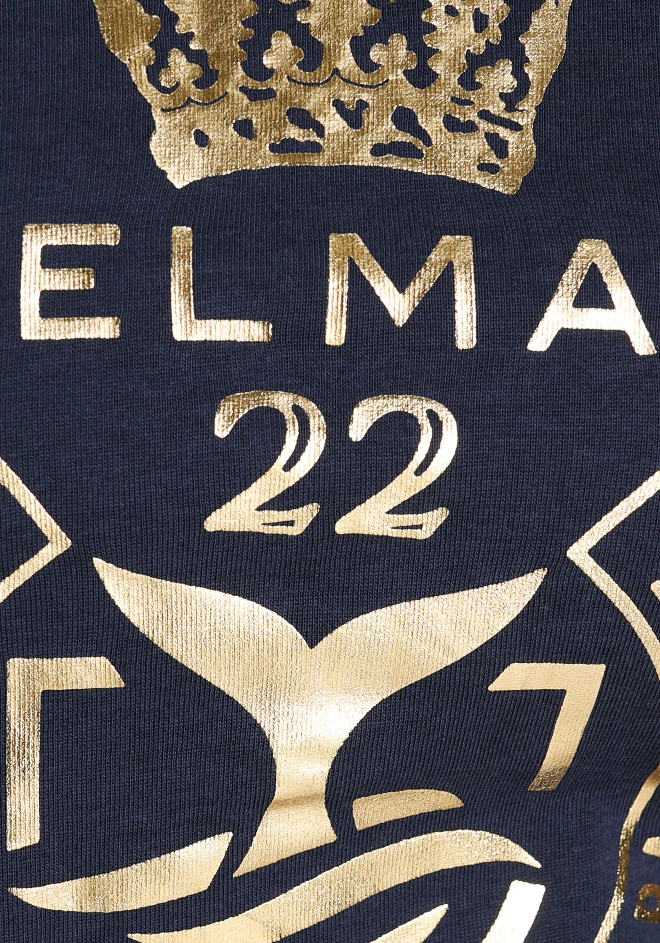 DELMAO Folienprint bestellen NEUE für goldfarbenem T-Shirt, - mit hochwertigem, BAUR | MARKE!