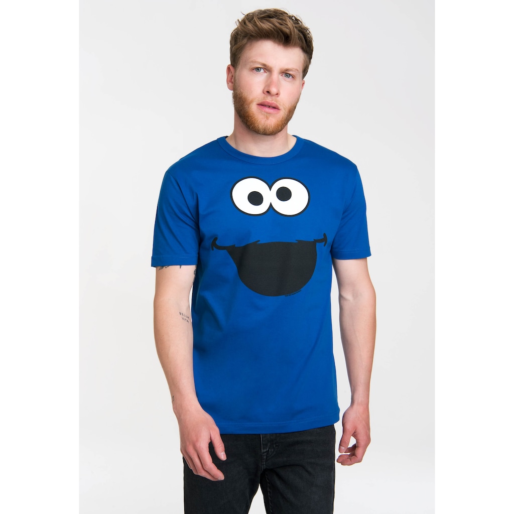 LOGOSHIRT T-Shirt »Krümelmonster - Cookie Monster«