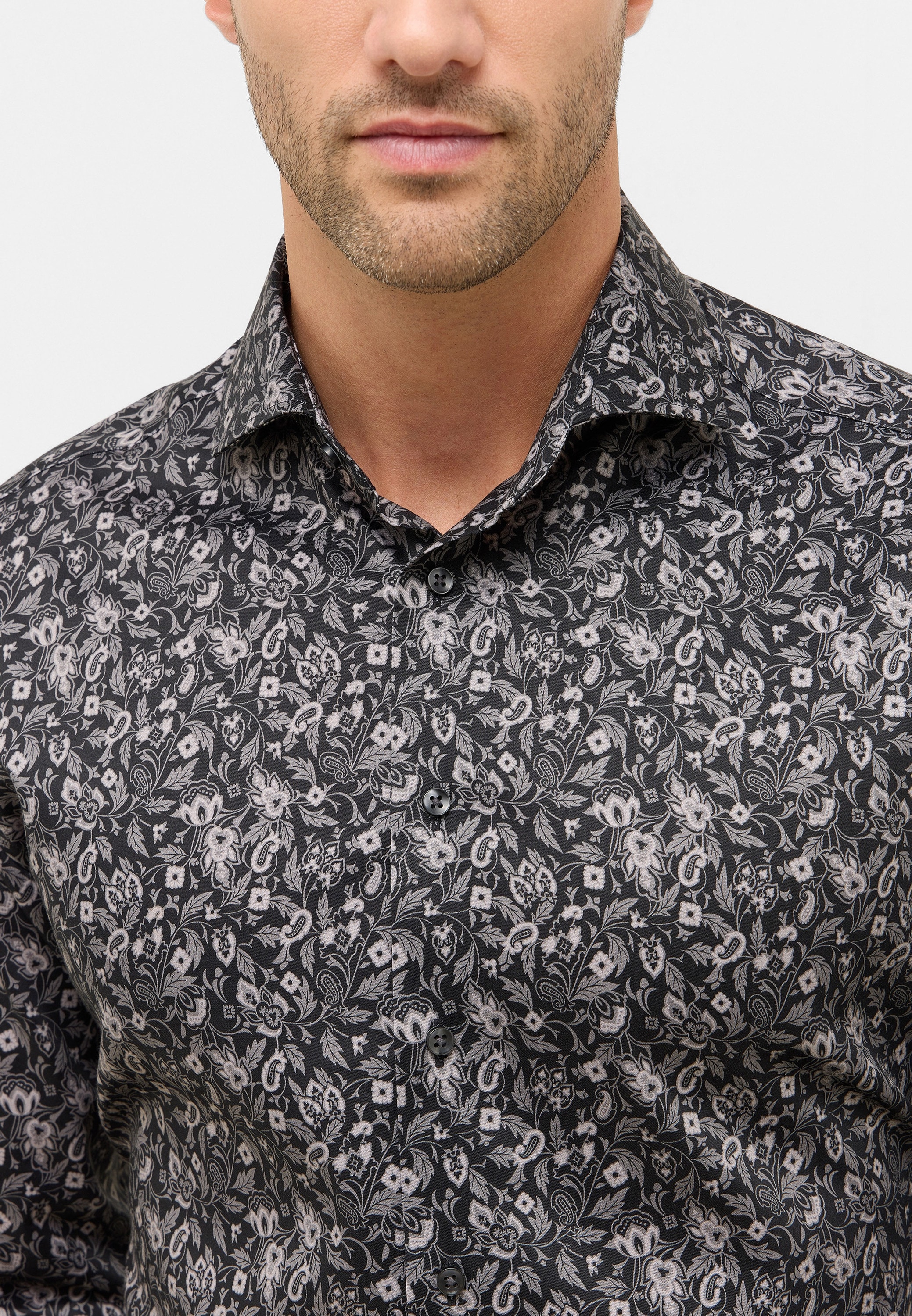 Eterna Langarmhemd »MODERN FIT«, NON IRON (bügelfrei)