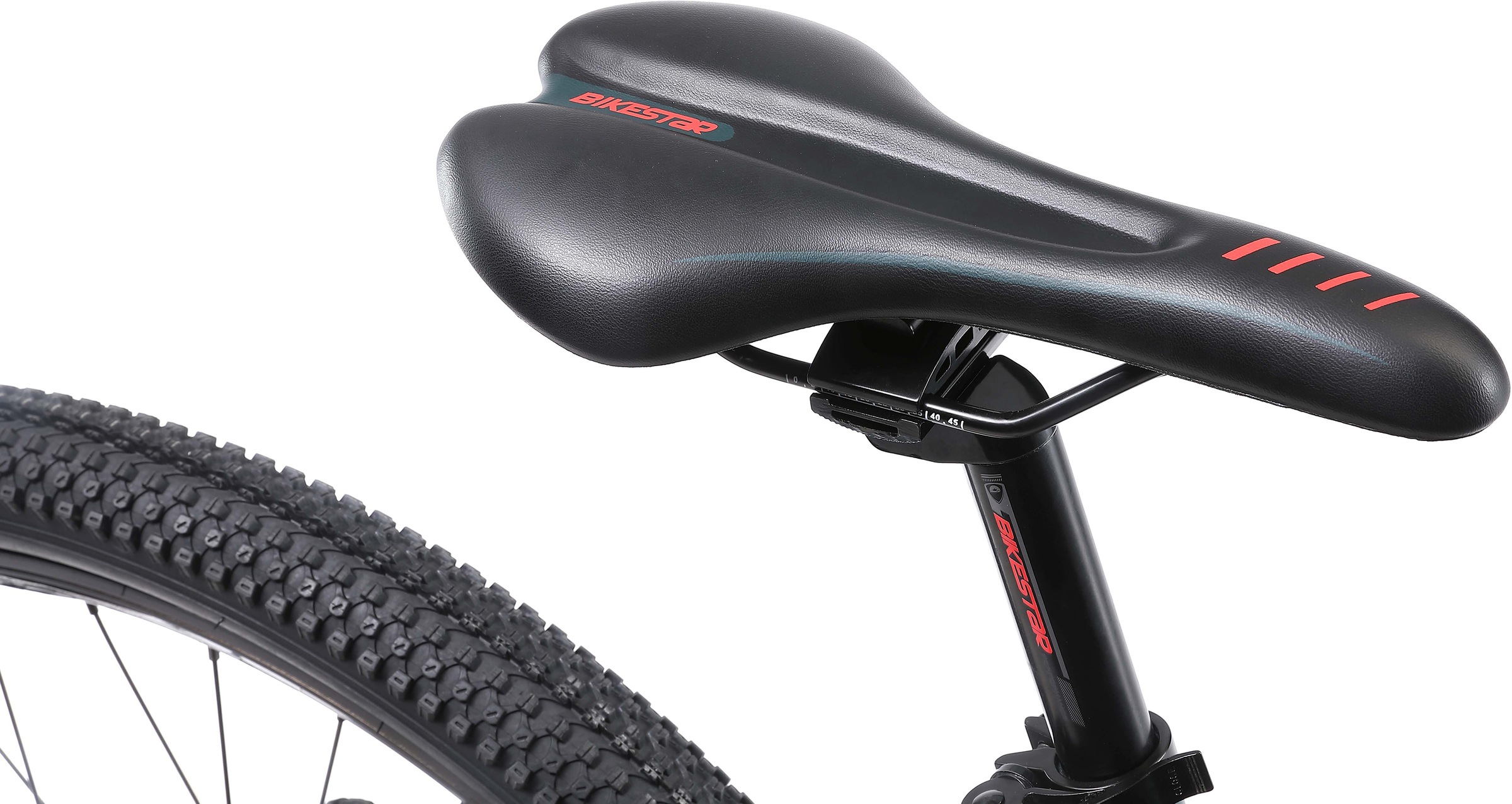 Bikestar Mountainbike, 21 Gang, Shimano, RD-TY300 Schaltwerk, Kettenschaltung, für Damen und Herren, Kettenschaltung