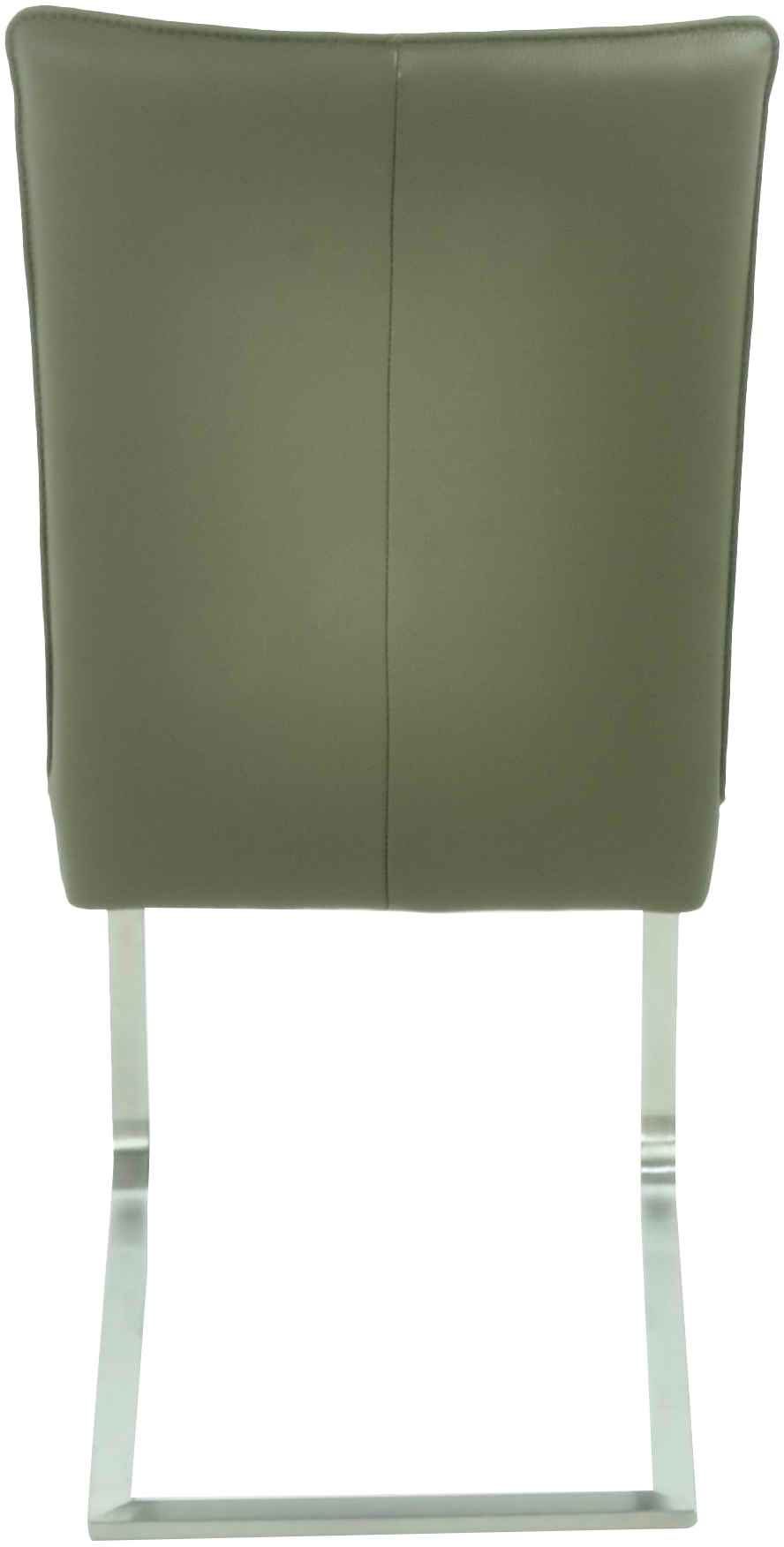 Thumbnail - K+W Komfort & Wohnen Freischwinger "Santos III" () mit Sattlernaht, Gestell aus Edelstahl, hochwertiger Sitzkomfort