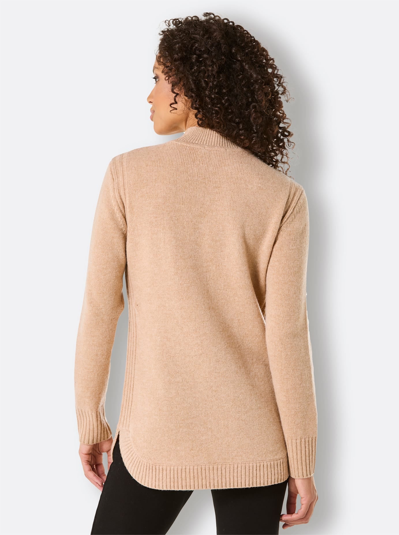 CREATION L PREMIUM Longpullover »Merino-Kaschmir-Pullover«
