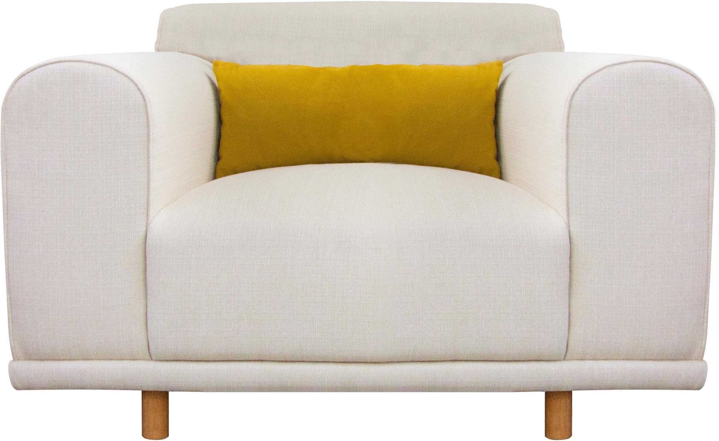 andas Loveseat »Maroon Sessel«, in skandinavischem Design, mit losem Kissen