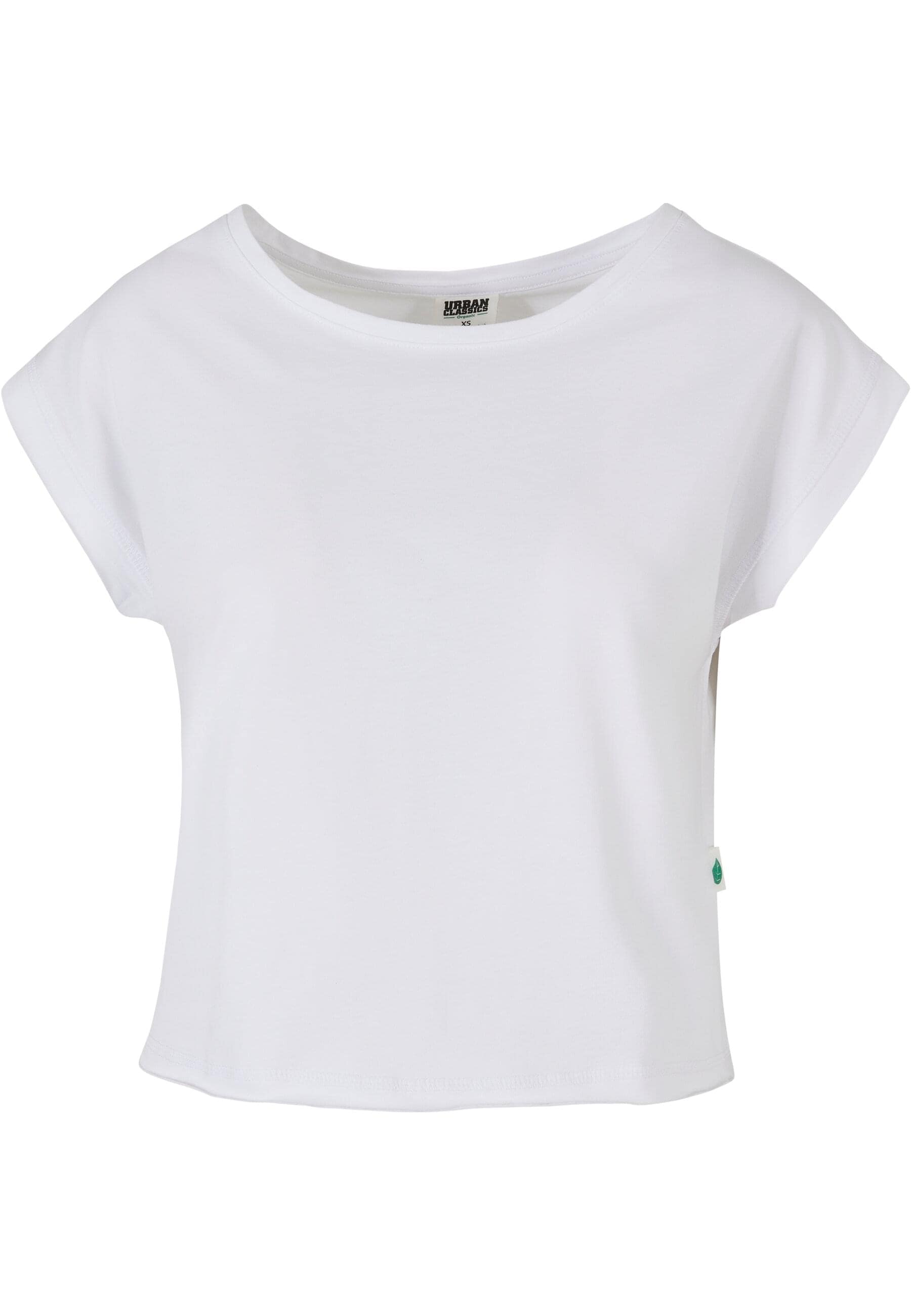 URBAN CLASSICS T-Shirt "Urban Classics Damen Ladies Organic Open Edge Tee" günstig online kaufen