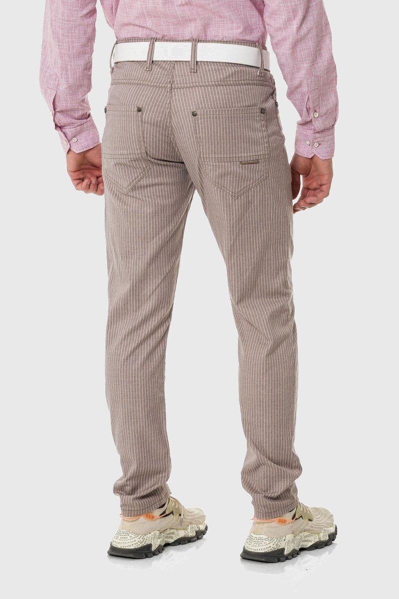 Cipo & Baxx Gerade Jeans »Hose«, im dezenten Streifen-Look