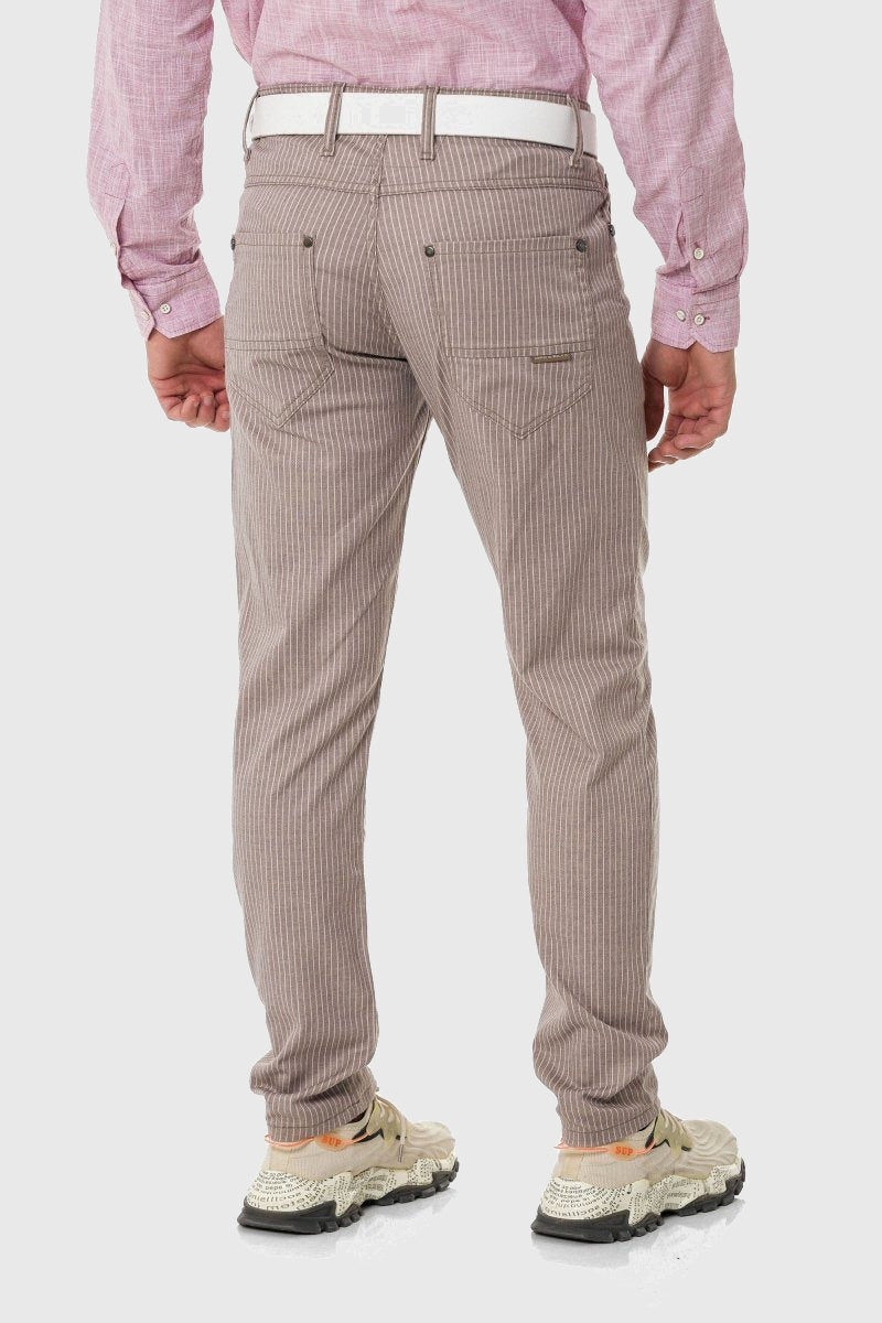 Thumbnail - Cipo & Baxx Gerade Jeans "Hose" im dezenten Streifen-Look