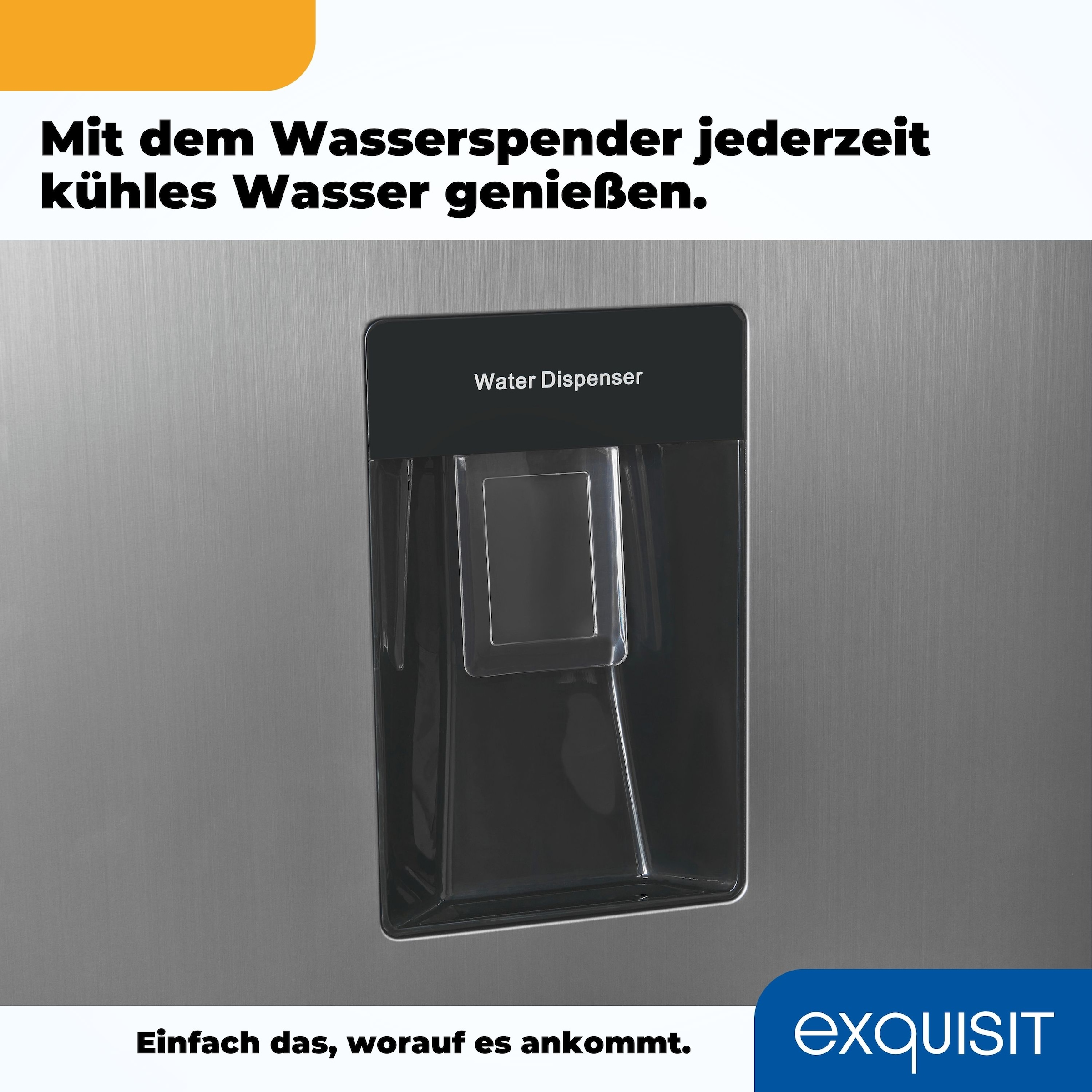 exquisit Kühl-/Gefrierkombination »KGC265-70-WS-040E inoxlook«